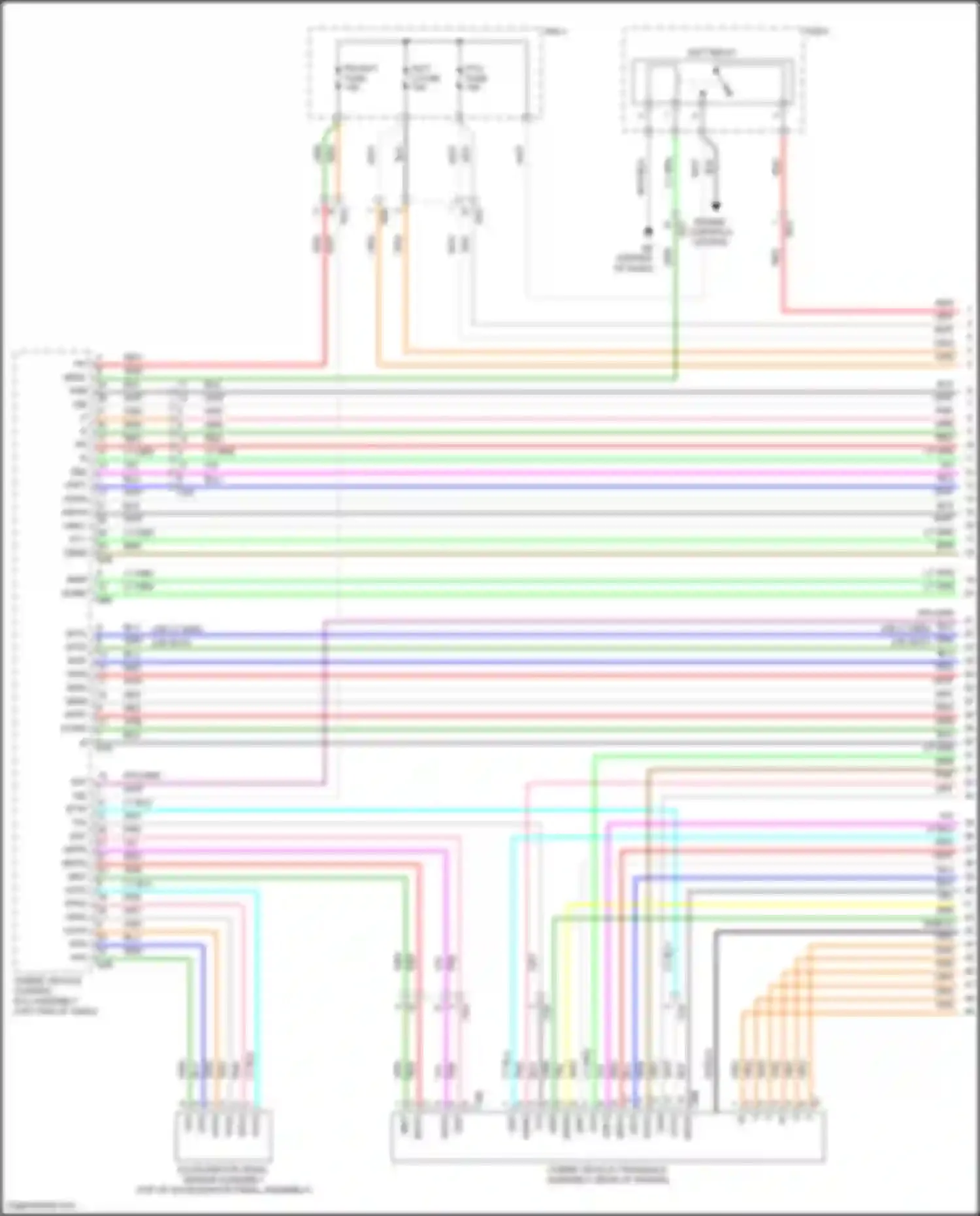 Wiring diagram accelerator pedal sensor assembly for Toyota Camry US Market XV70 (2017-2020) (3 of 8)