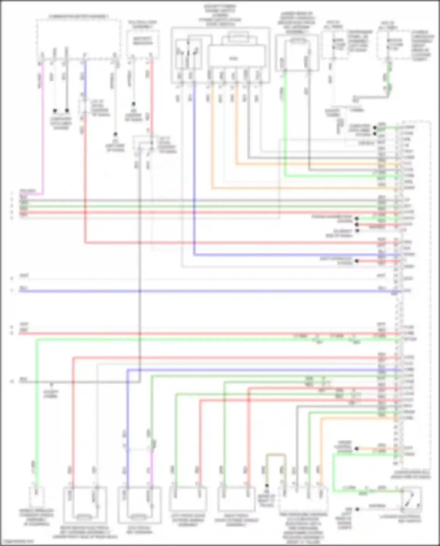 Wiring diagram computer data lines system for Toyota Camry US Market XV70 (2017-2020) (64 of 129)