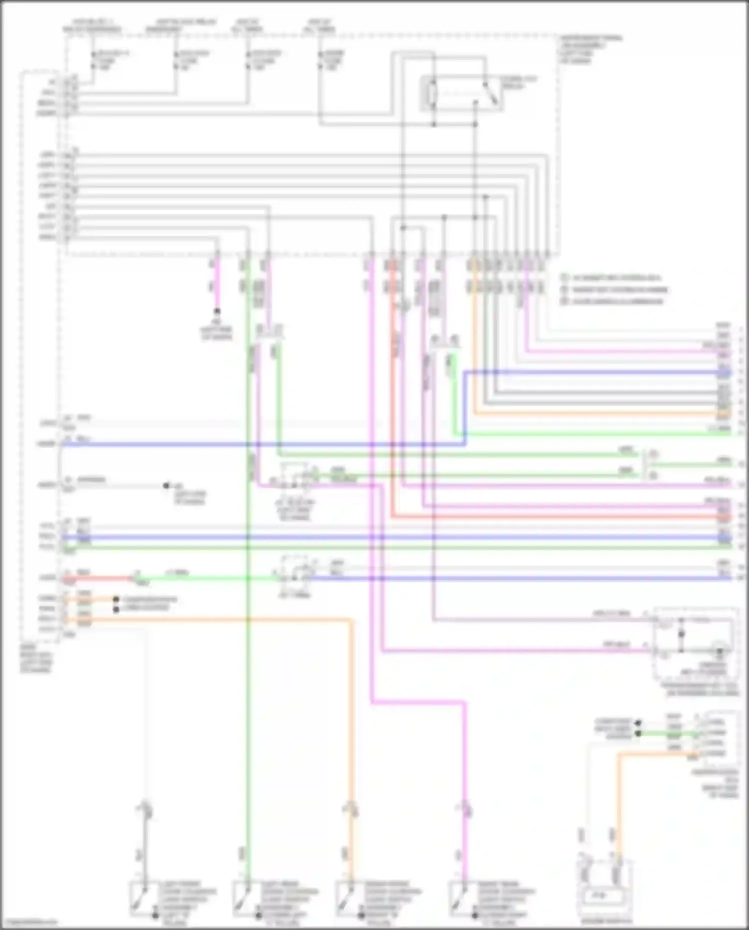Wiring diagram computer data lines system for Toyota Camry US Market XV70 (2017-2020) (51 of 129)