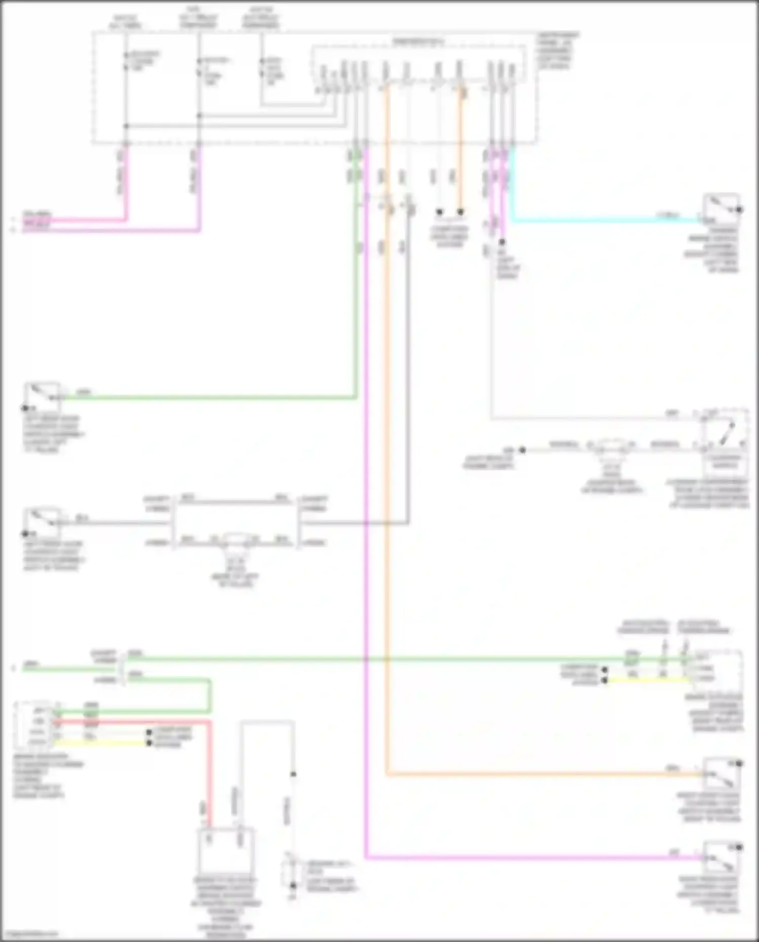 Wiring diagram computer data lines system for Toyota Camry US Market XV70 (2017-2020) (70 of 129)