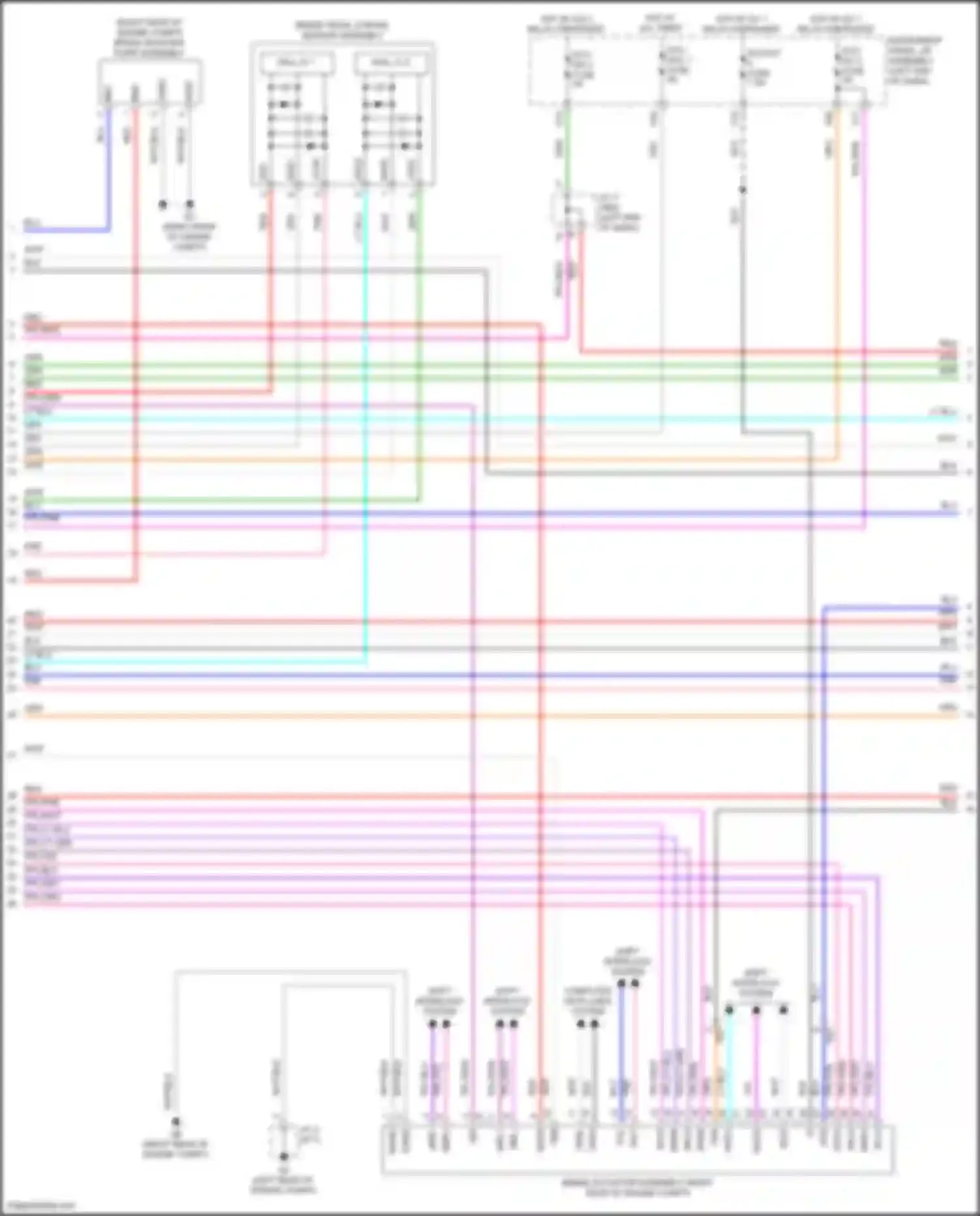 Wiring diagram computer data lines system for Toyota Camry US Market XV70 (2017-2020) (32 of 129)