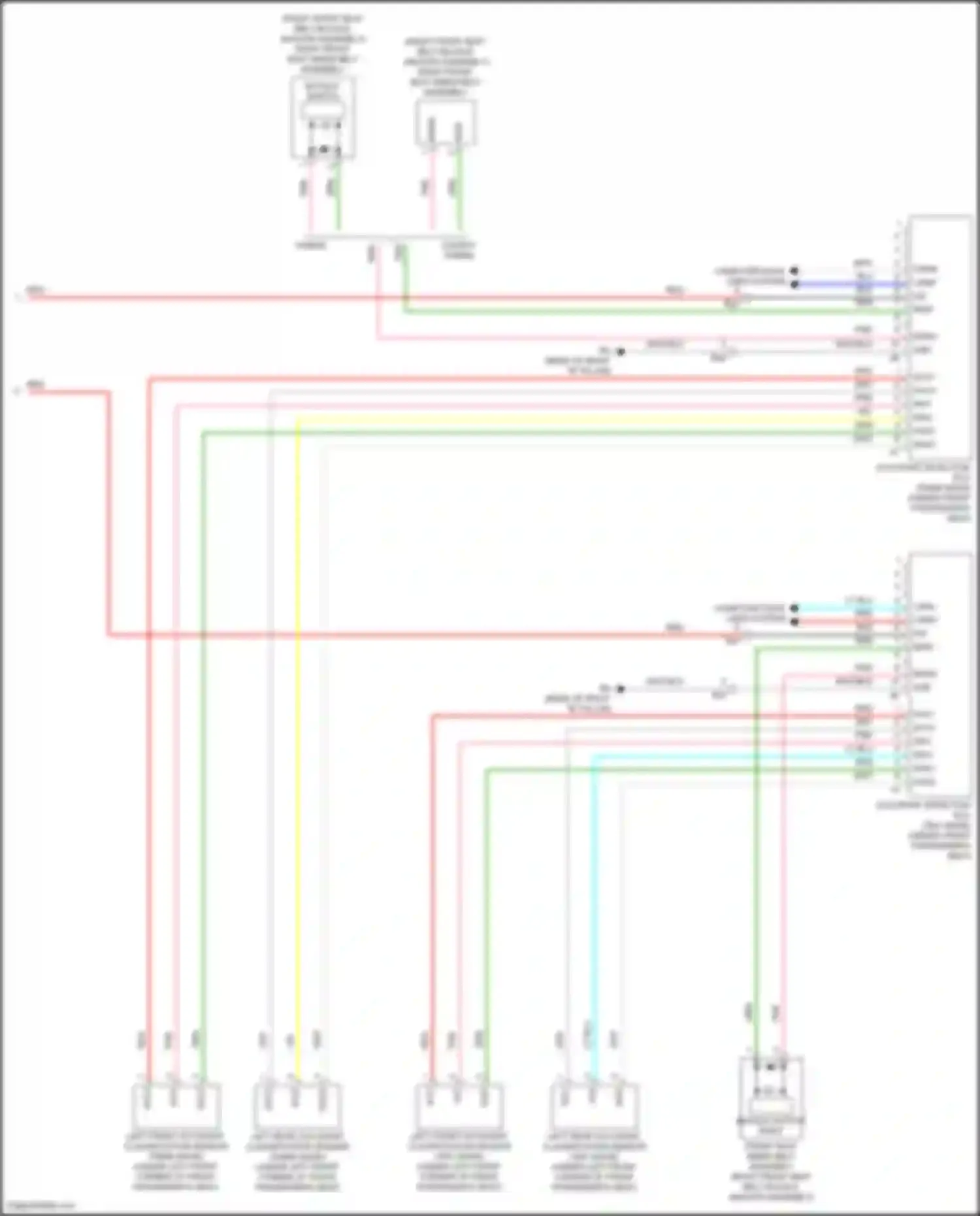 Wiring diagram computer data lines system for Toyota Camry US Market XV70 (2017-2020) (98 of 129)