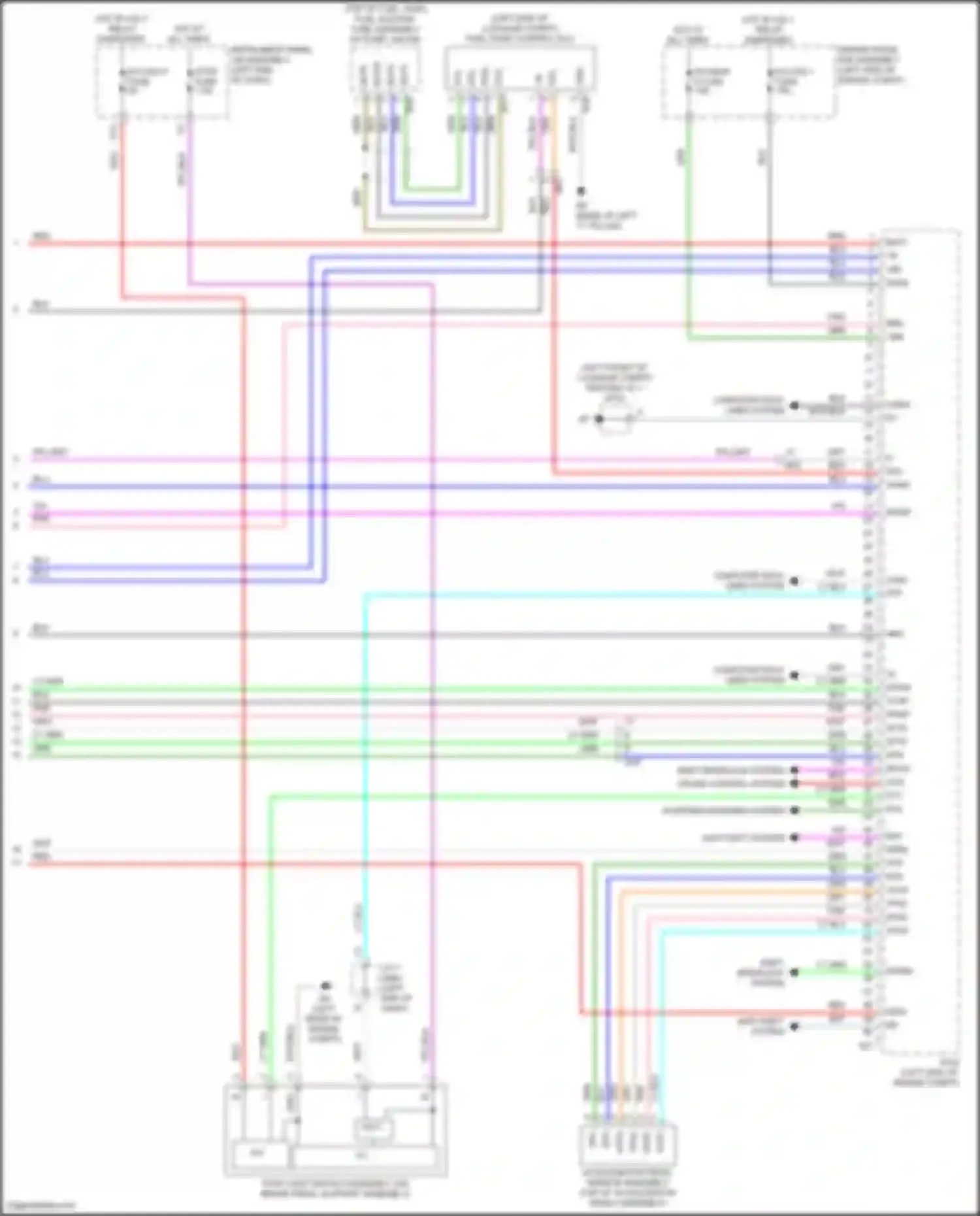 Wiring diagram computer data lines system for Toyota Camry US Market XV70 (2017-2020) (125 of 129)