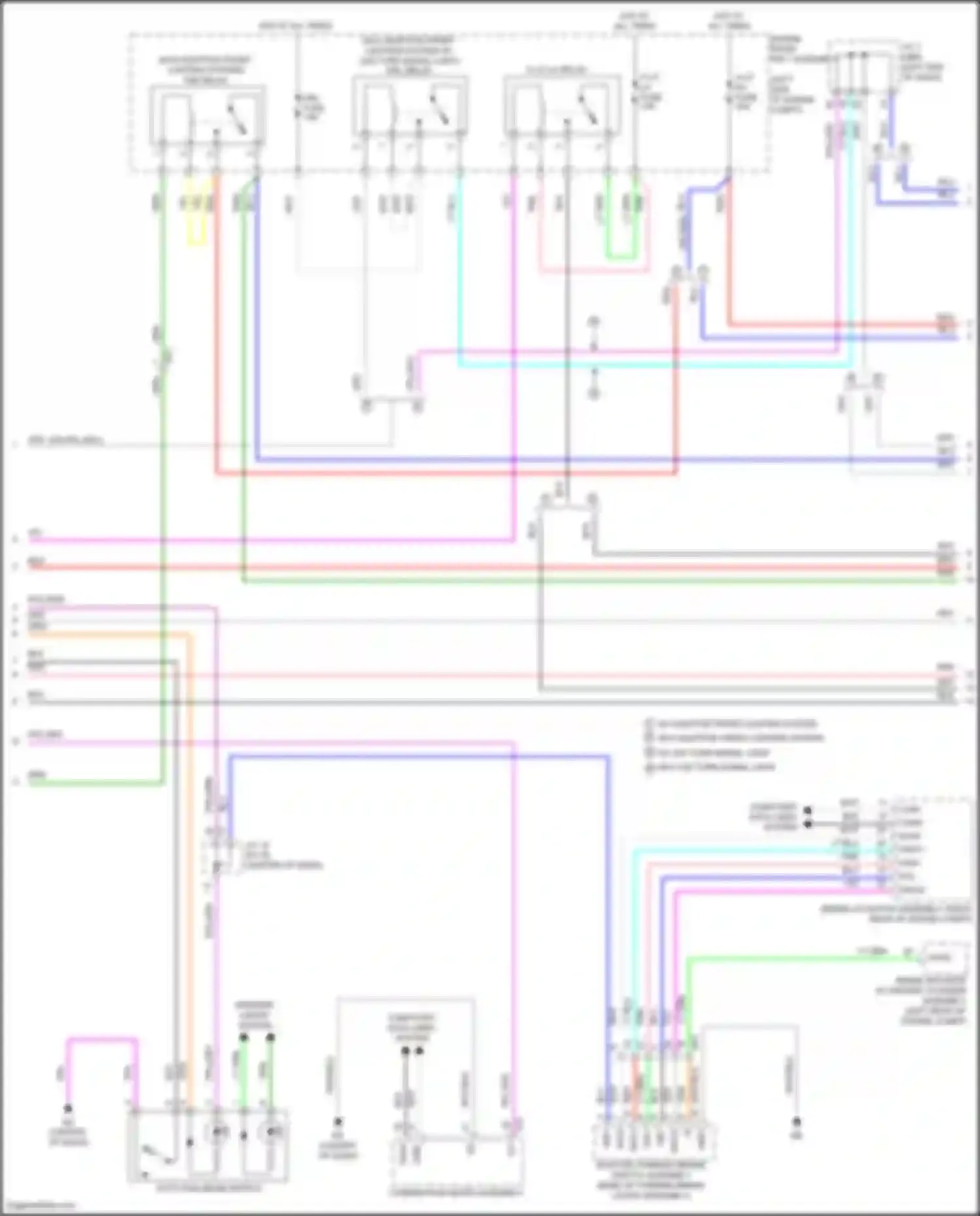 Wiring diagram computer data lines system for Toyota Camry US Market XV70 (2017-2020) (27 of 129)
