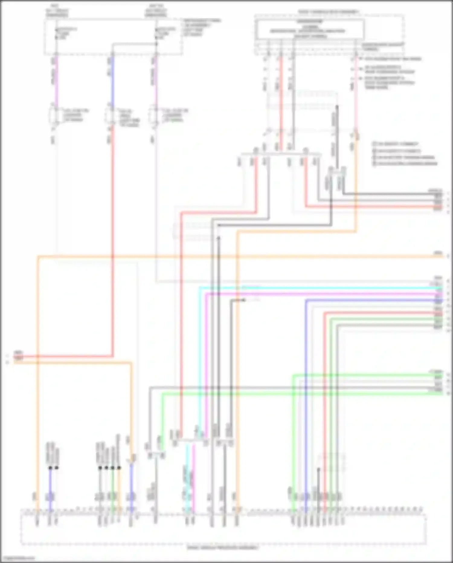 Wiring diagram data lines for Toyota Camry US Market XV70 (2017-2020) (3 of 5)