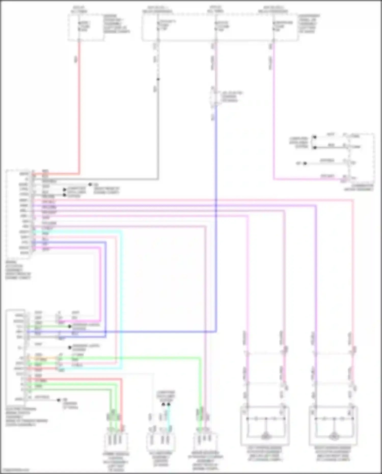 Wiring diagram epb 1 fuse for Toyota Camry US Market XV70 (2017-2020) (2 of 3)