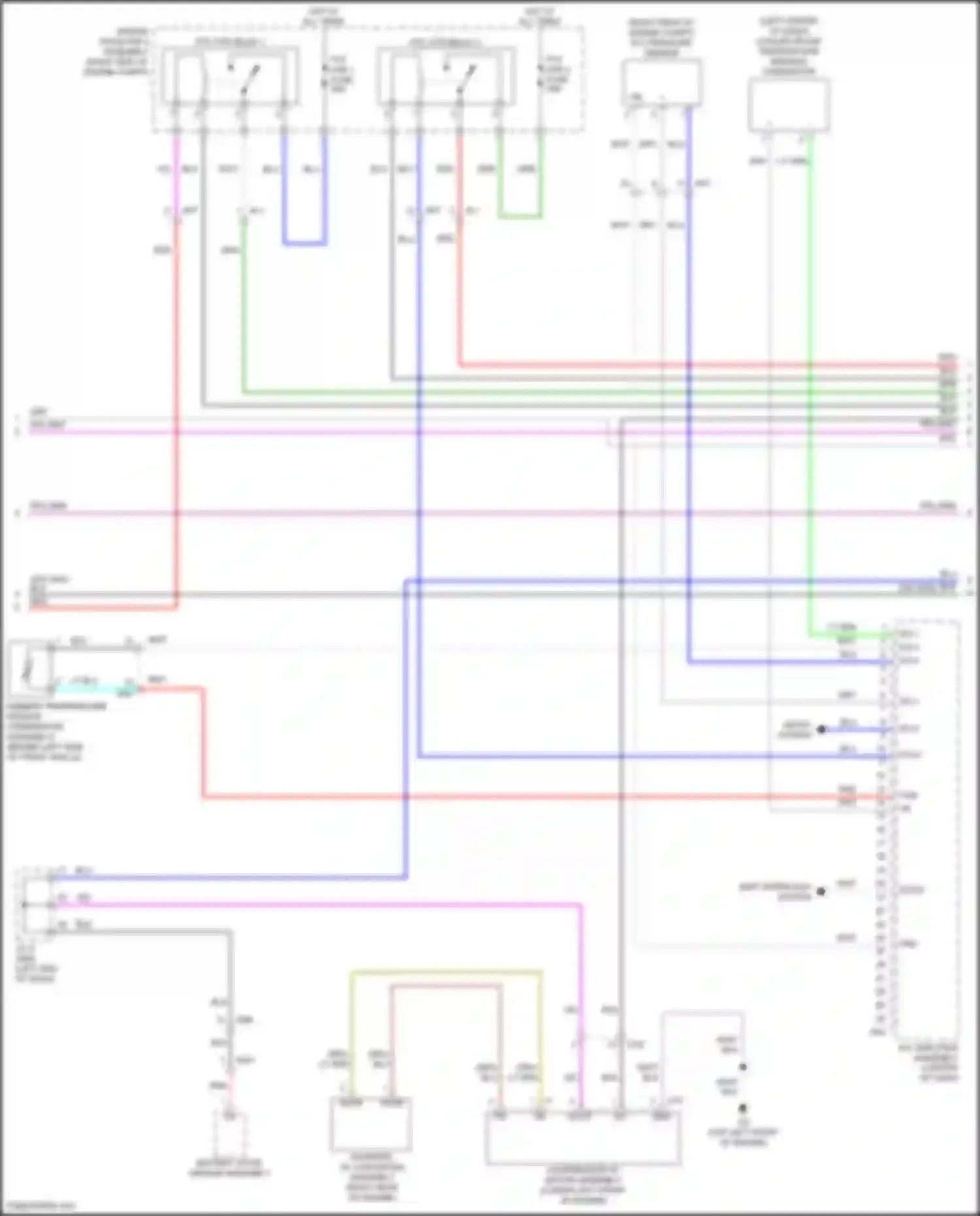 Wiring diagram shift interlock system for Toyota Camry US Market XV70 (2017-2020) (12 of 16)