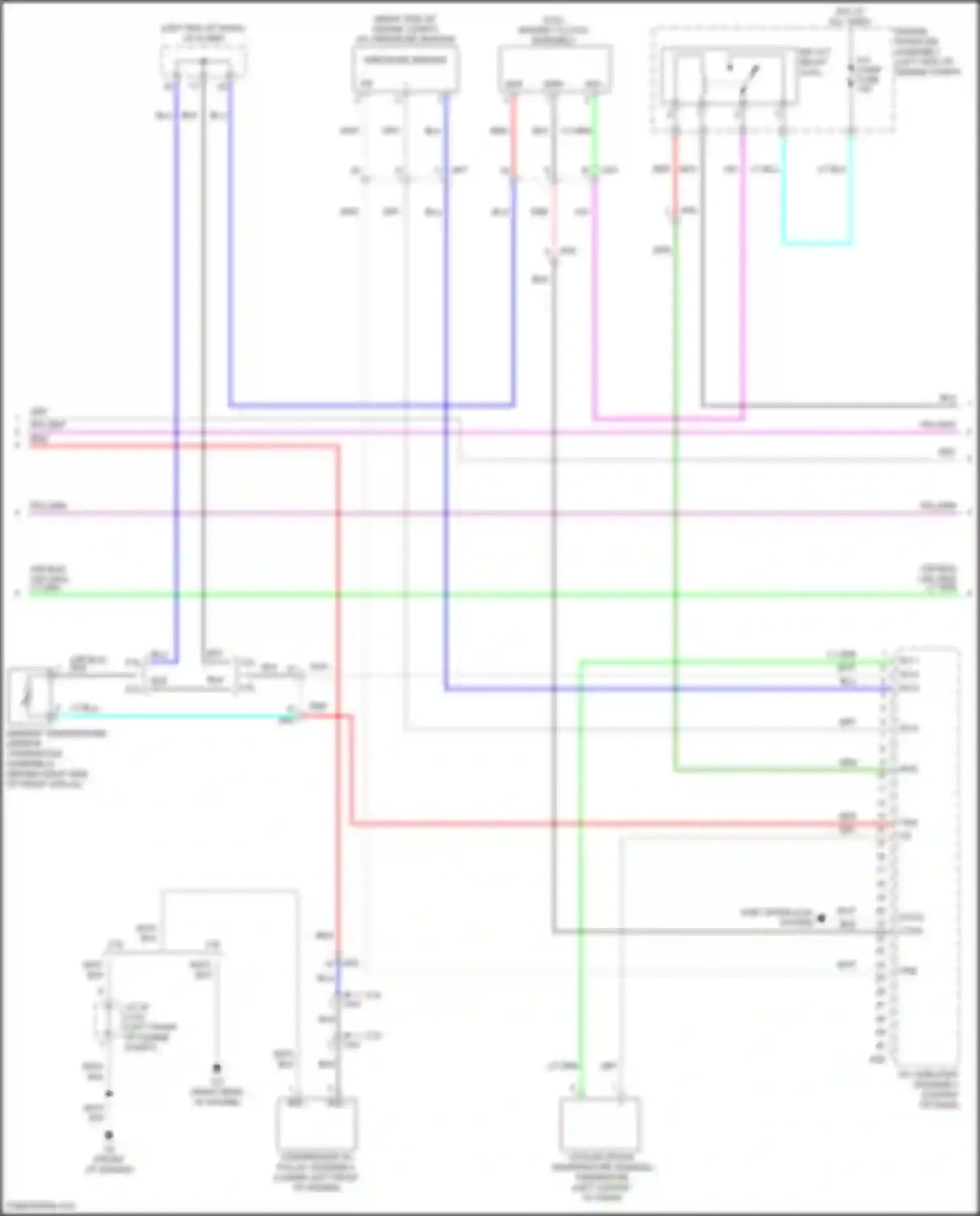 Wiring diagram shift interlock system for Toyota Camry US Market XV70 (2017-2020) (11 of 16)