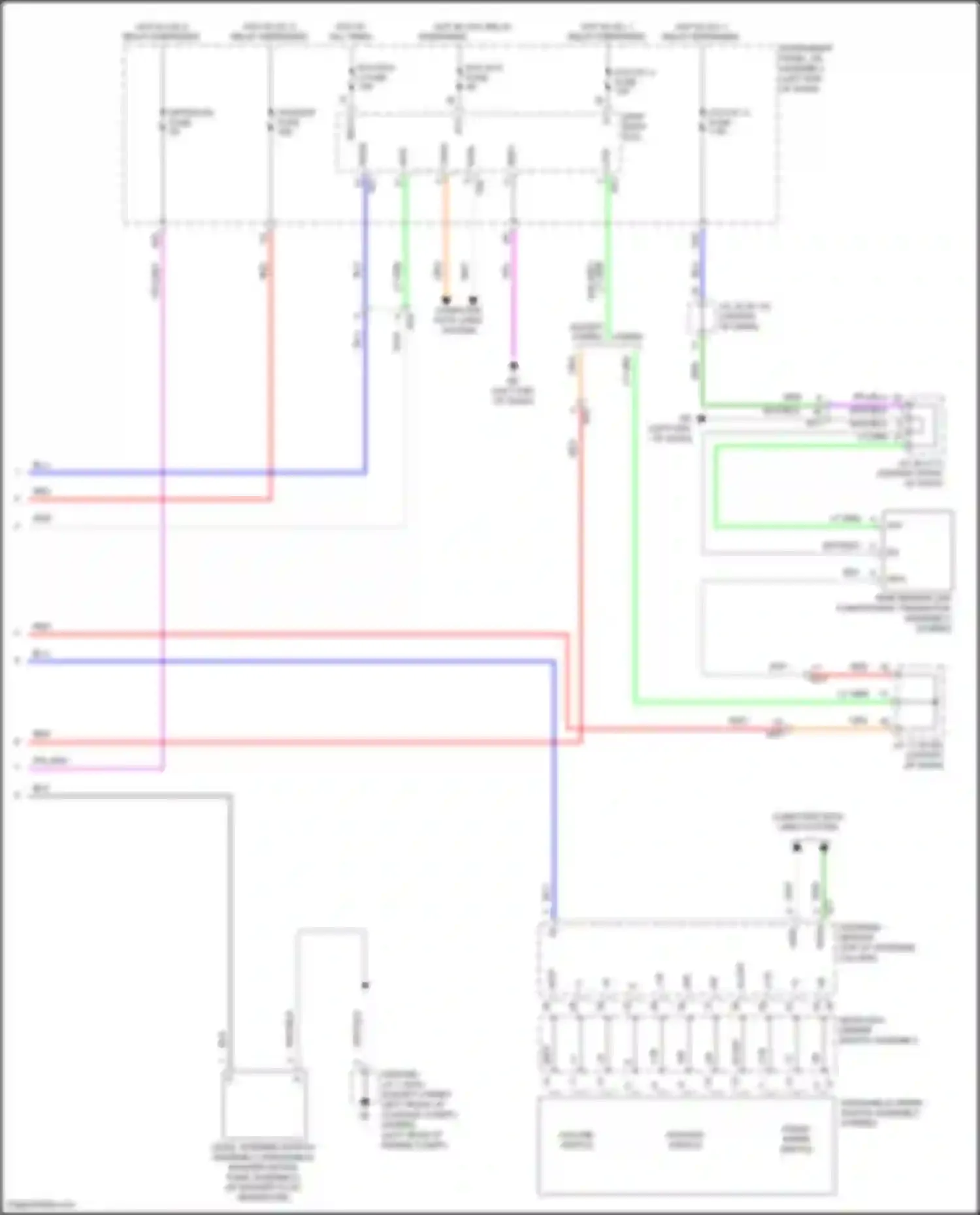 Wiring diagram steering sensor for Toyota Camry US Market XV70 (2017-2020) (10 of 18)