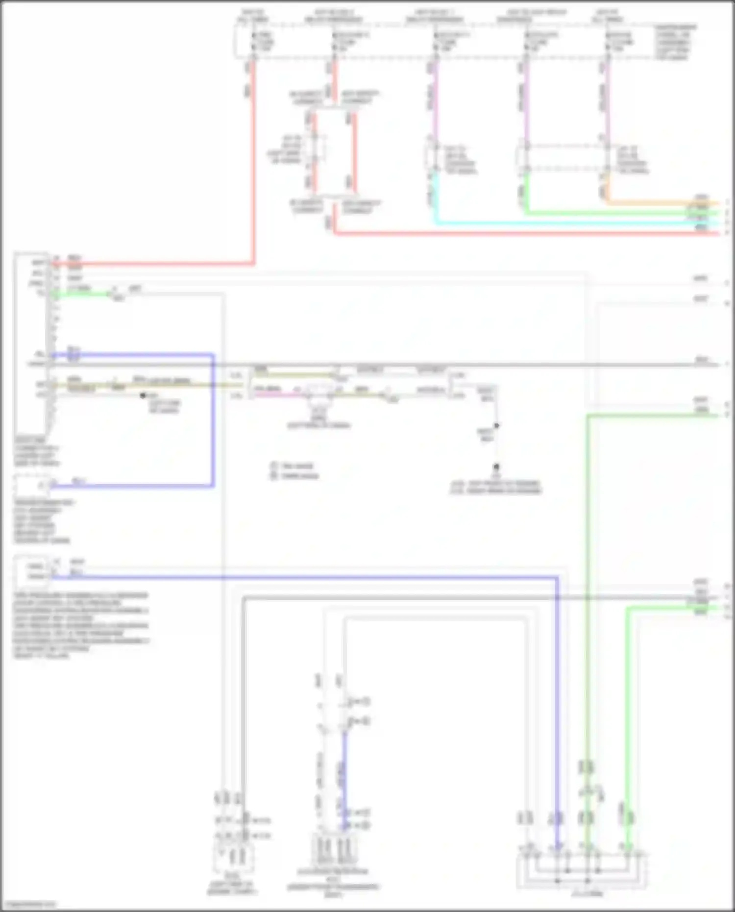 Wiring diagram transponder key ecu assembly for Toyota Camry US Market XV70 (2017-2020) (1 of 3)
