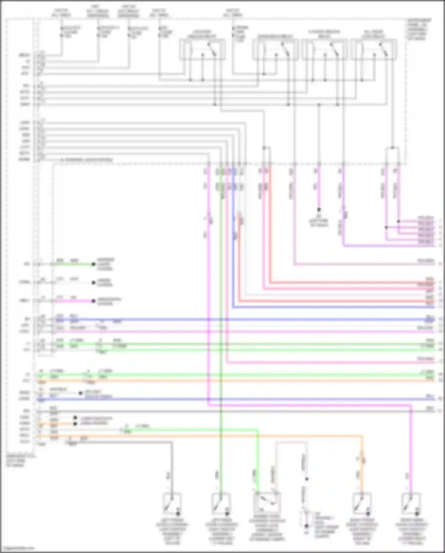 Wiring diagram trunk opn fuse for Toyota Camry US Market XV70 (2017-2020) (1 of 10)