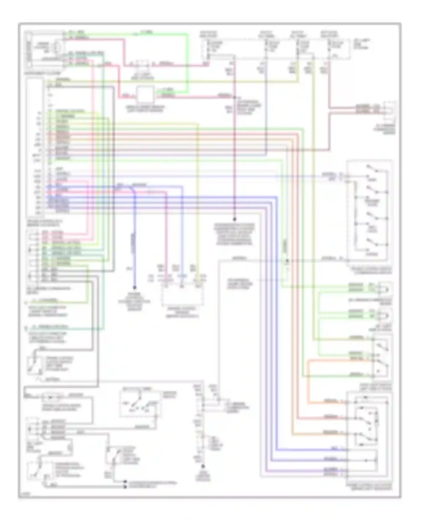 Camry Toyota V40 (1994-1998): Cruise control circuit