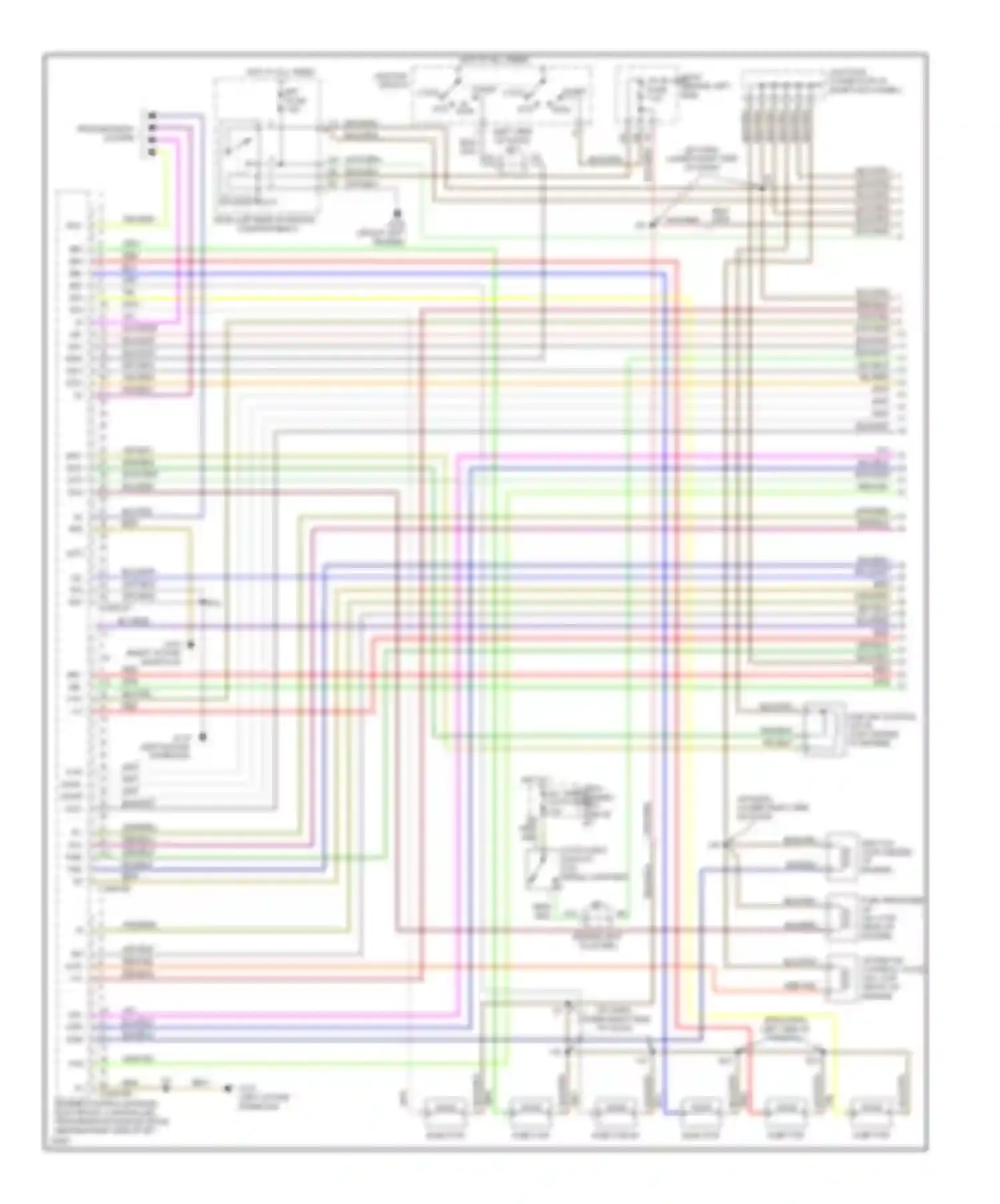 Camry Toyota V40 (1994-1998): Wiring diagram engine performance 3.0ls (1 of 2)