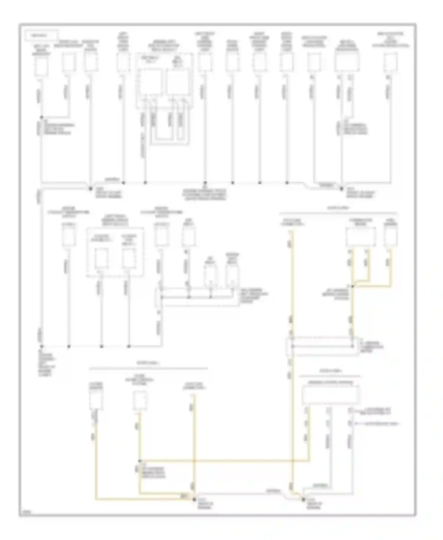 Camry Toyota V40 (1994-1998): Ground distribution circuit (2 of 6)