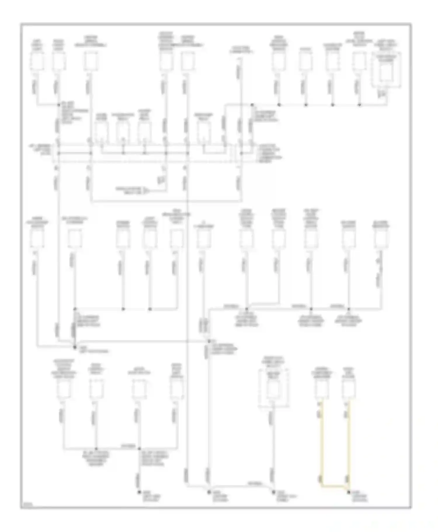 Camry Toyota V40 (1994-1998): Ground distribution circuit (3 of 6)