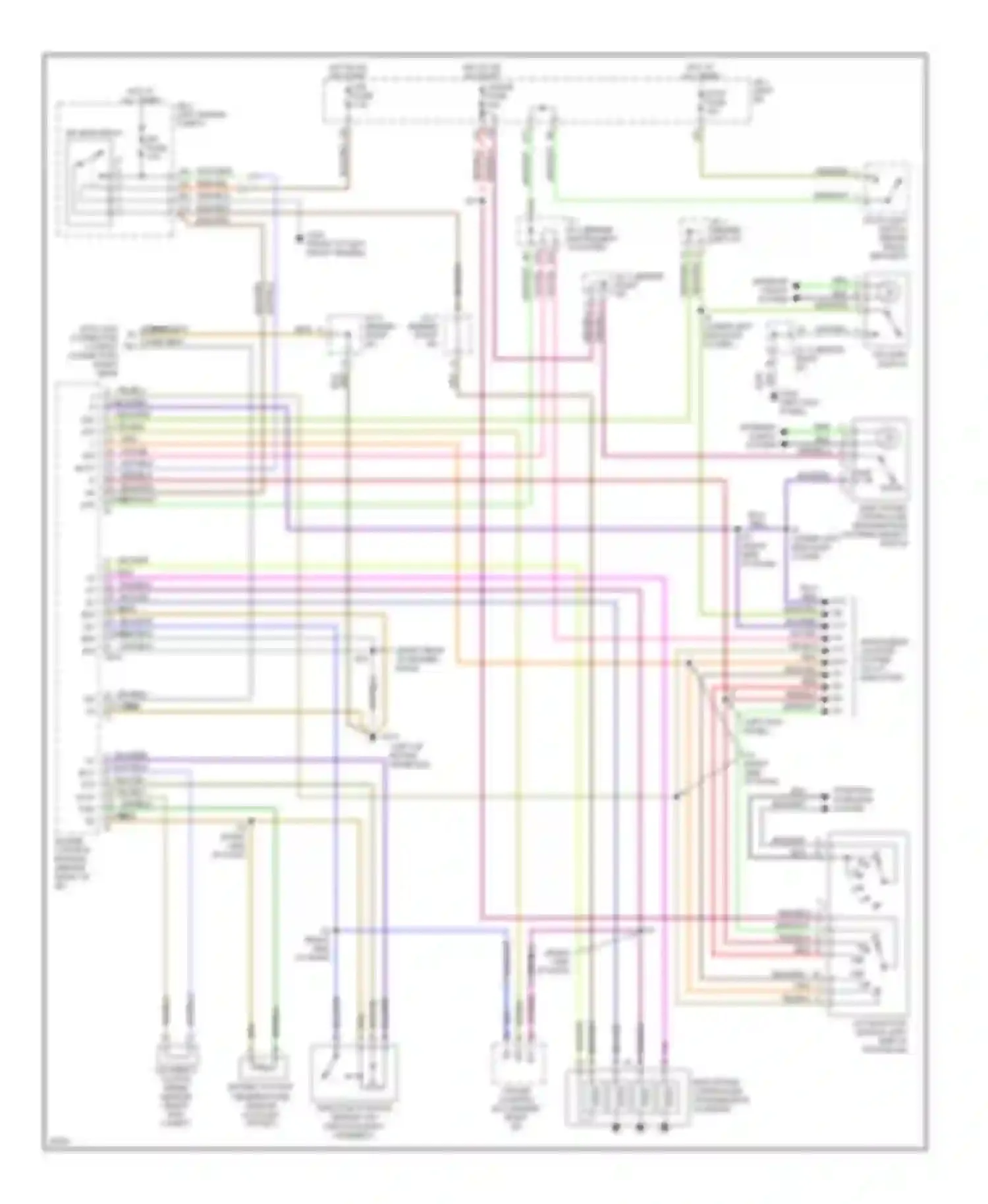 Camry Toyota V40 (1994-1998): 3.0l, transmission circuit