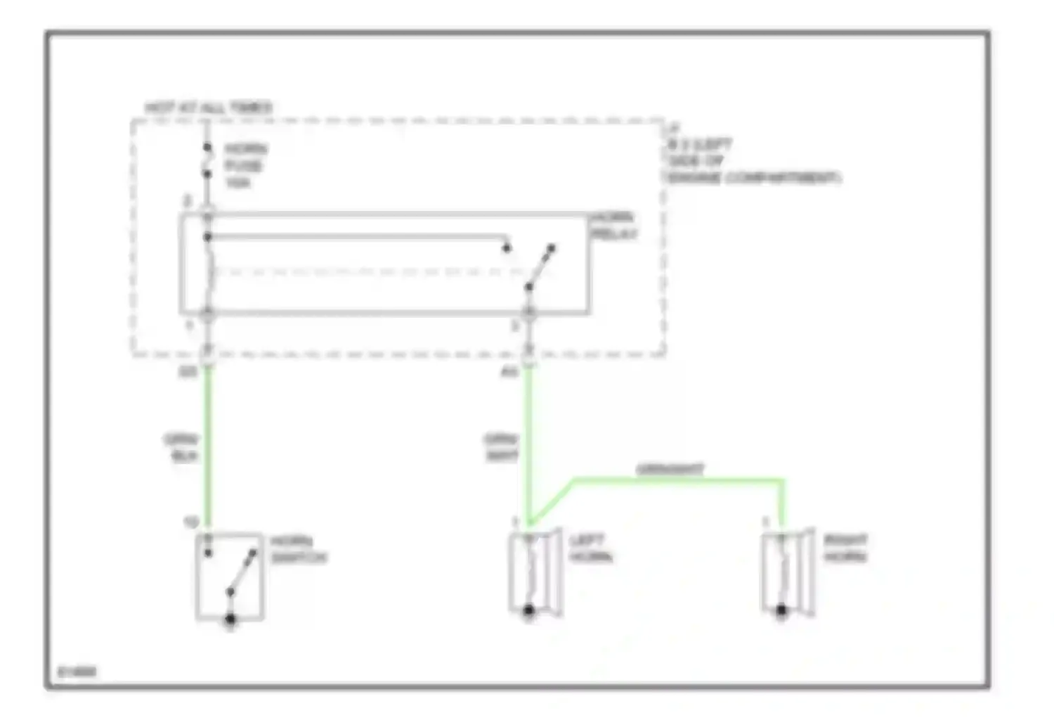 Wiring diagram blk for Toyota Camry V40 (1994-1998) (33 of 58)