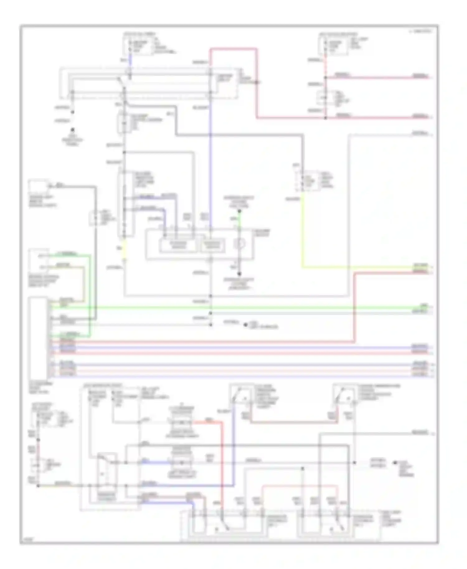 Wiring diagram rdi fan fusible link for Toyota Camry V40 (1994-1998) (1 of 4)