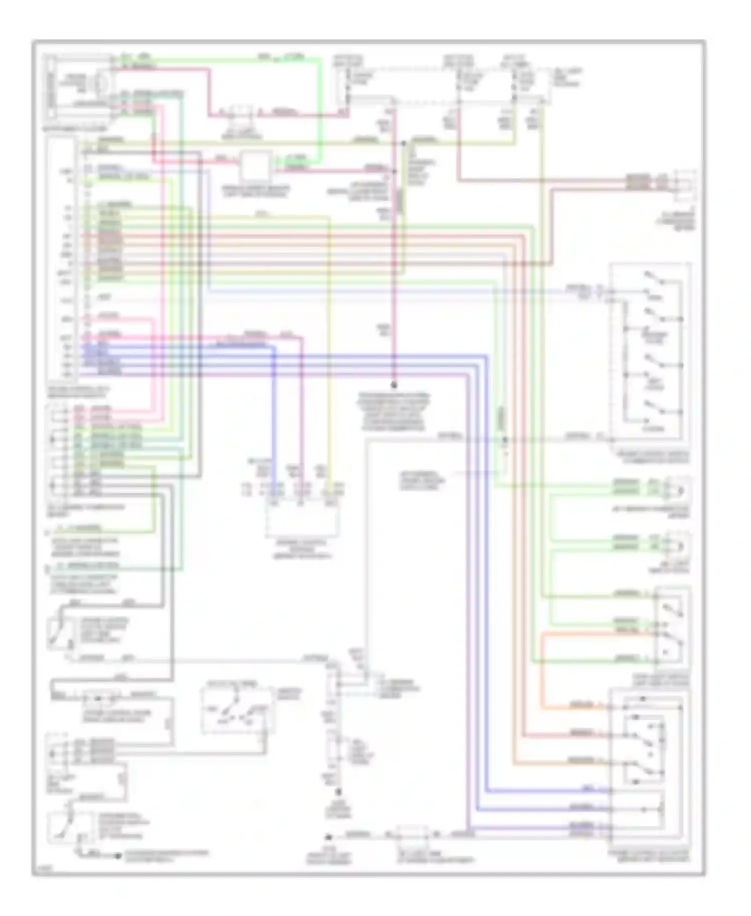 Camry Toyota XV10 (1991-1997): Cruise control circuit