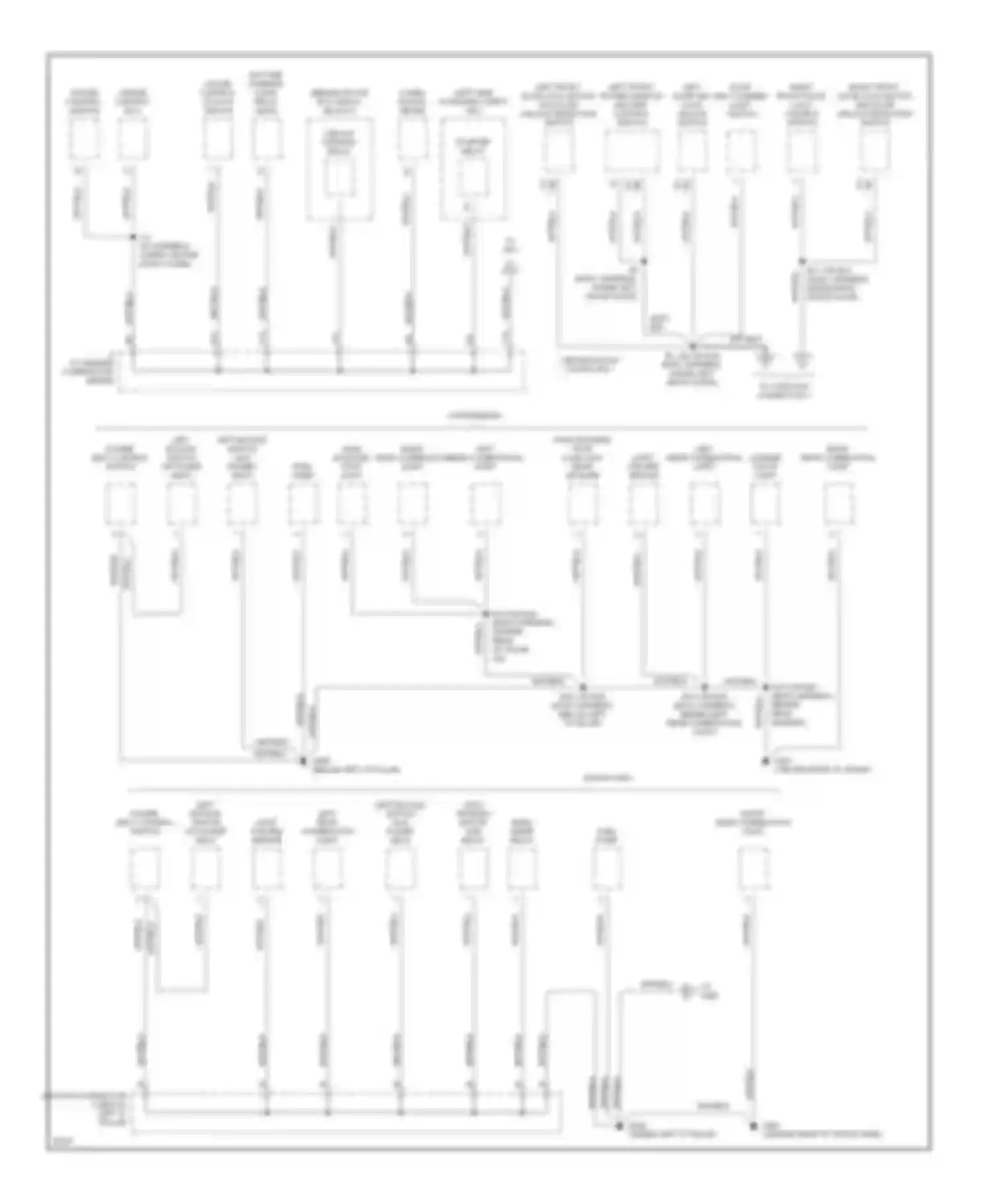 Camry Toyota XV10 (1991-1997): Ground distribution circuit (6 of 6)