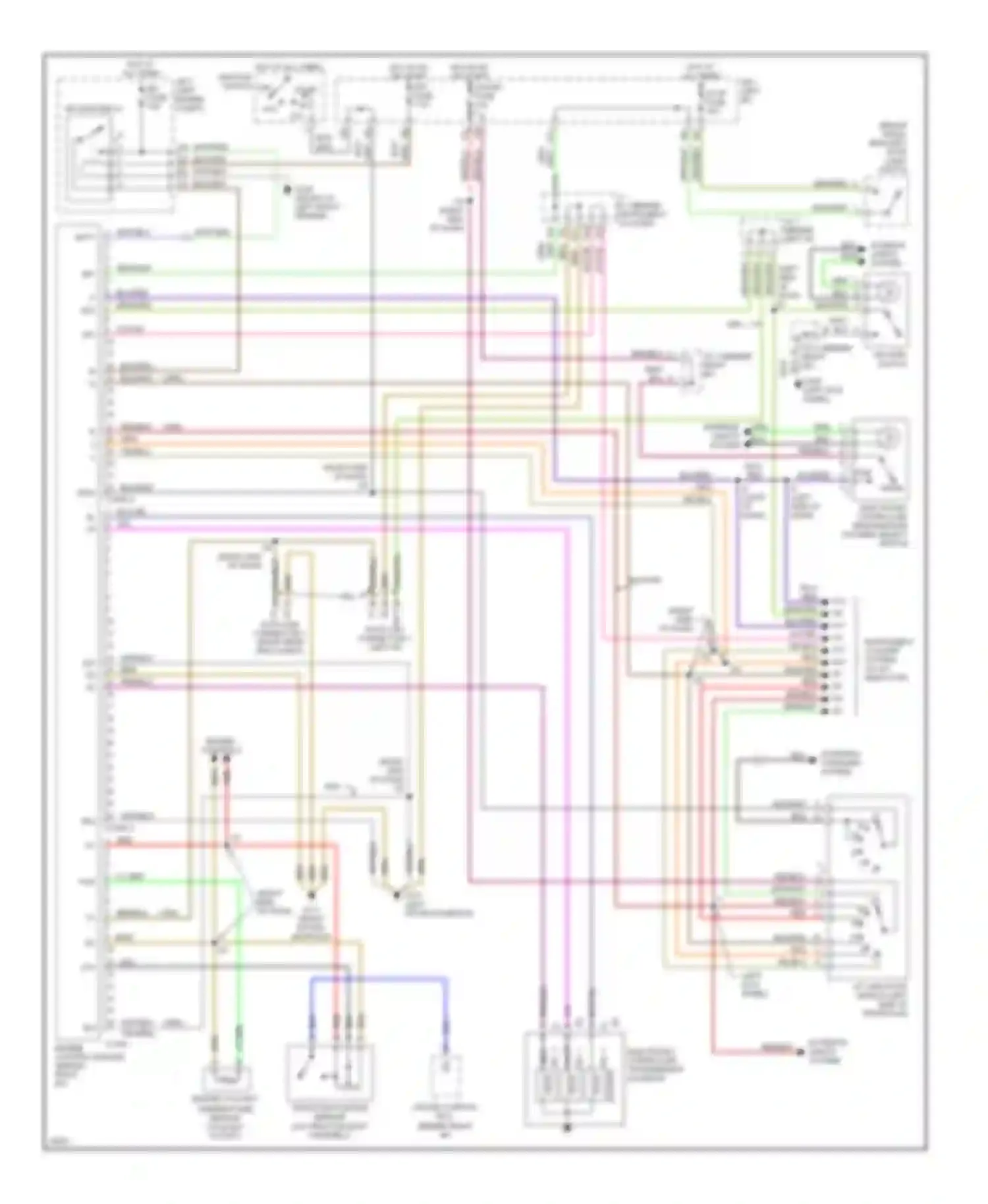 Camry Toyota XV10 (1991-1997): 2.2l, transmission circuit