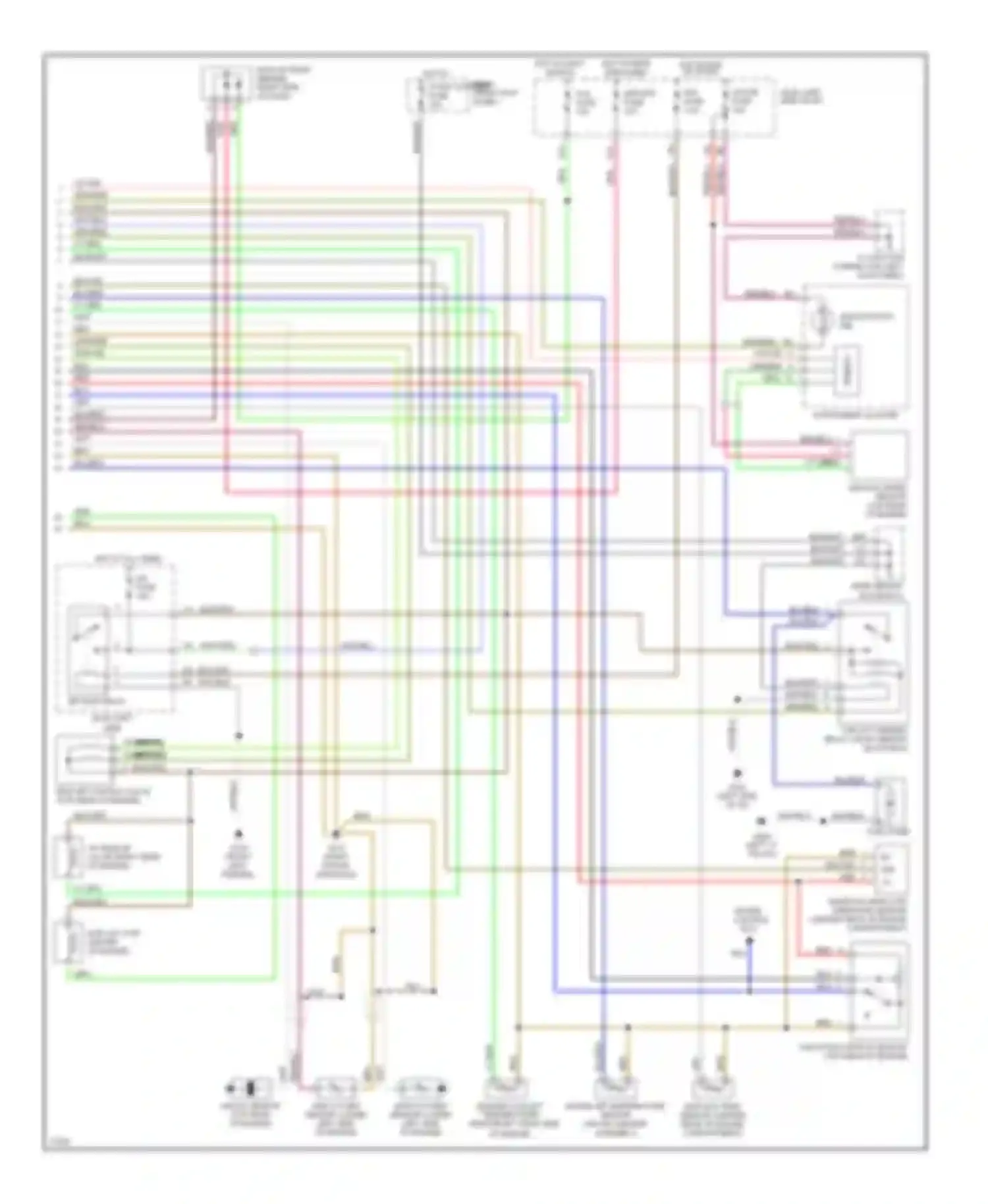 Wiring diagram blk/org for Toyota Camry XV10 (1991-1997) (9 of 18)