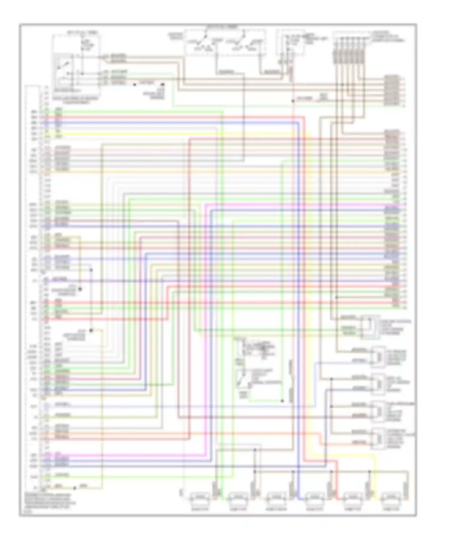 Wiring diagram blk/org for Toyota Camry XV10 (1991-1997) (10 of 18)