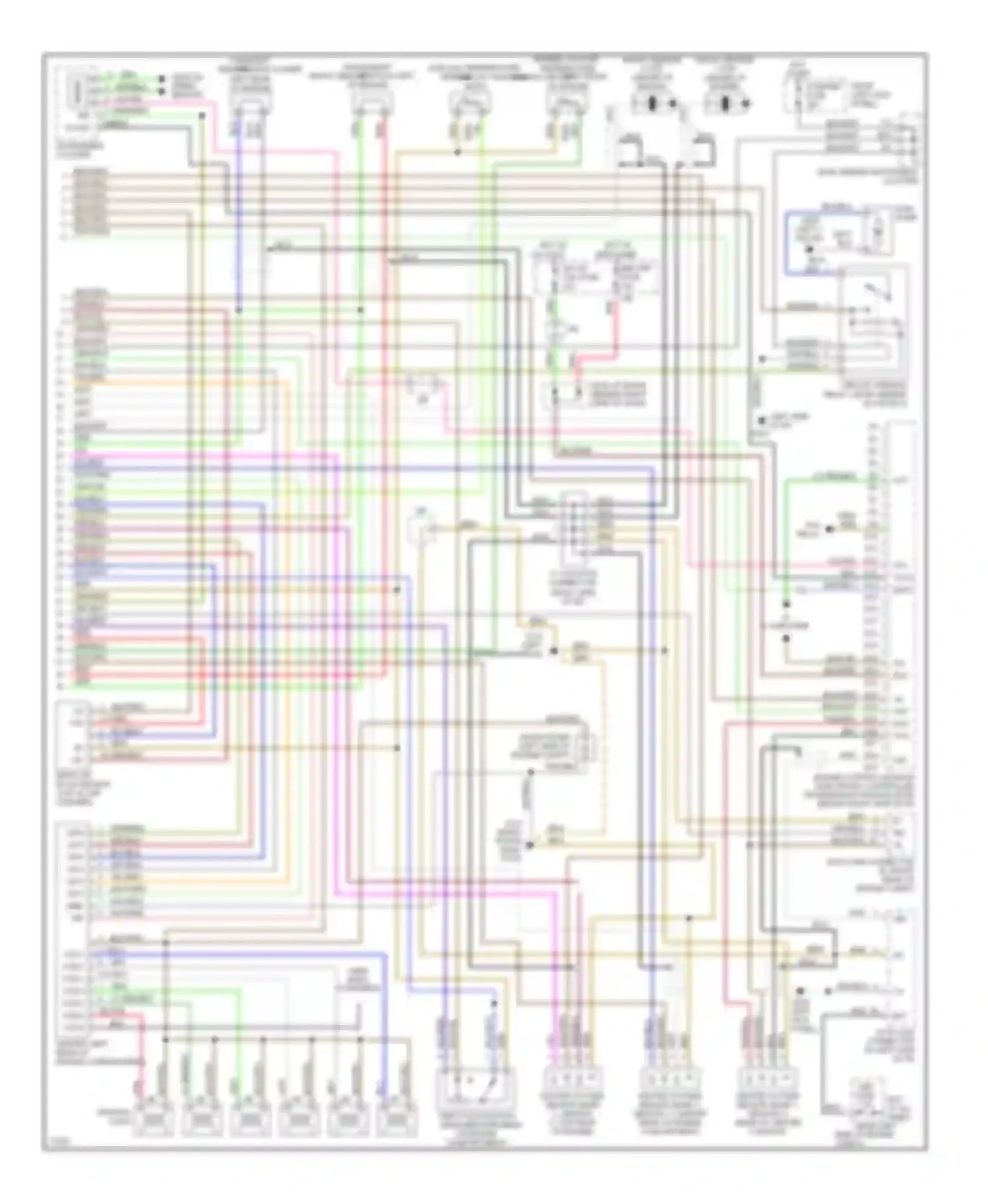 Wiring diagram blk/org for Toyota Camry XV10 (1991-1997) (18 of 18)