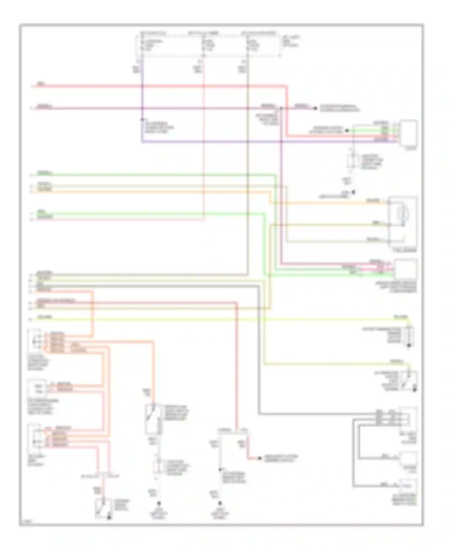 Wiring diagram blk/org for Toyota Camry XV10 (1991-1997) (14 of 18)