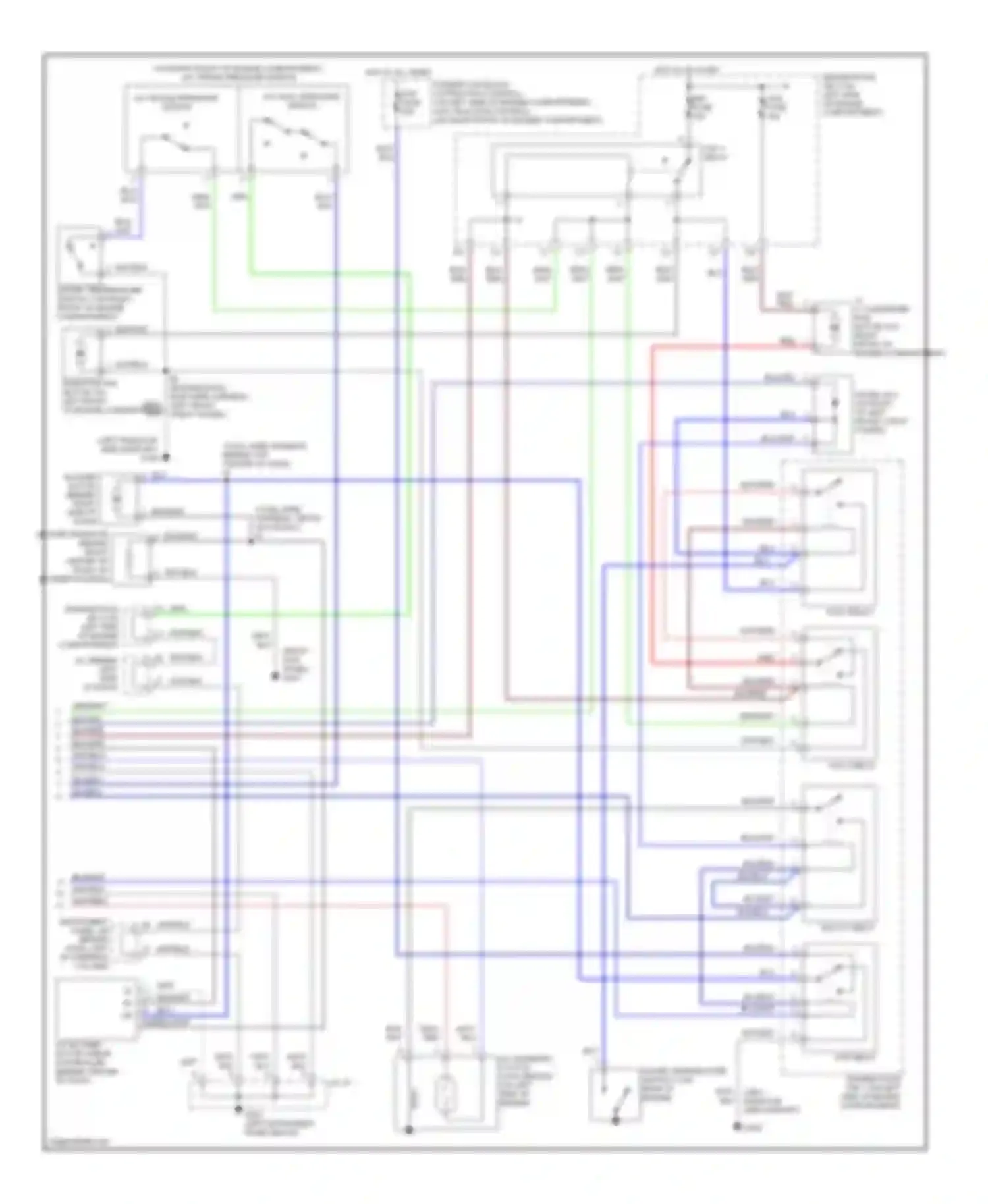 Camry Toyota XV20 (1994-2002): Automatic a/c circuit (2 of 2)