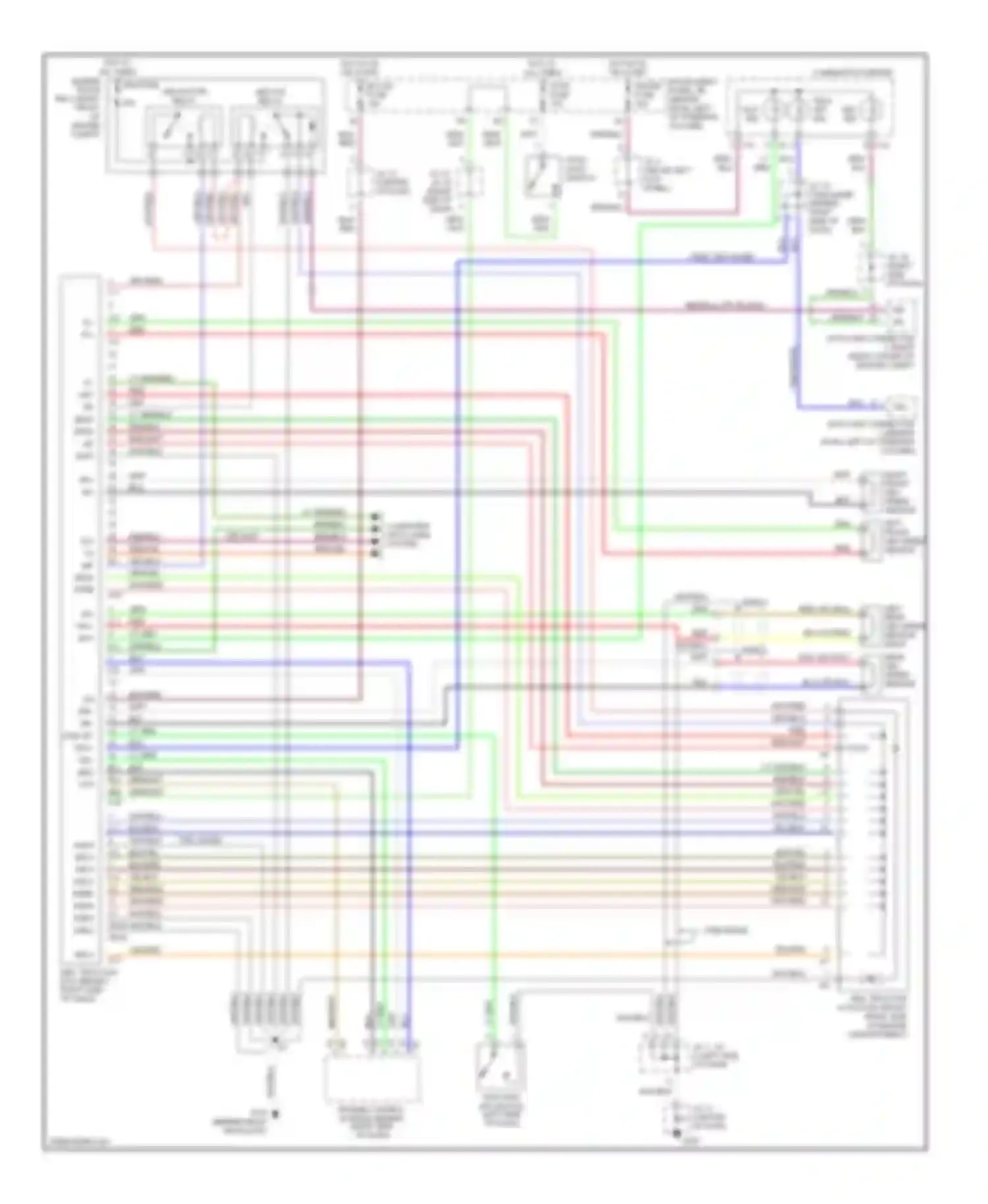 Camry Toyota XV20 (1994-2002): Anti-lock brake circuits, with traction control