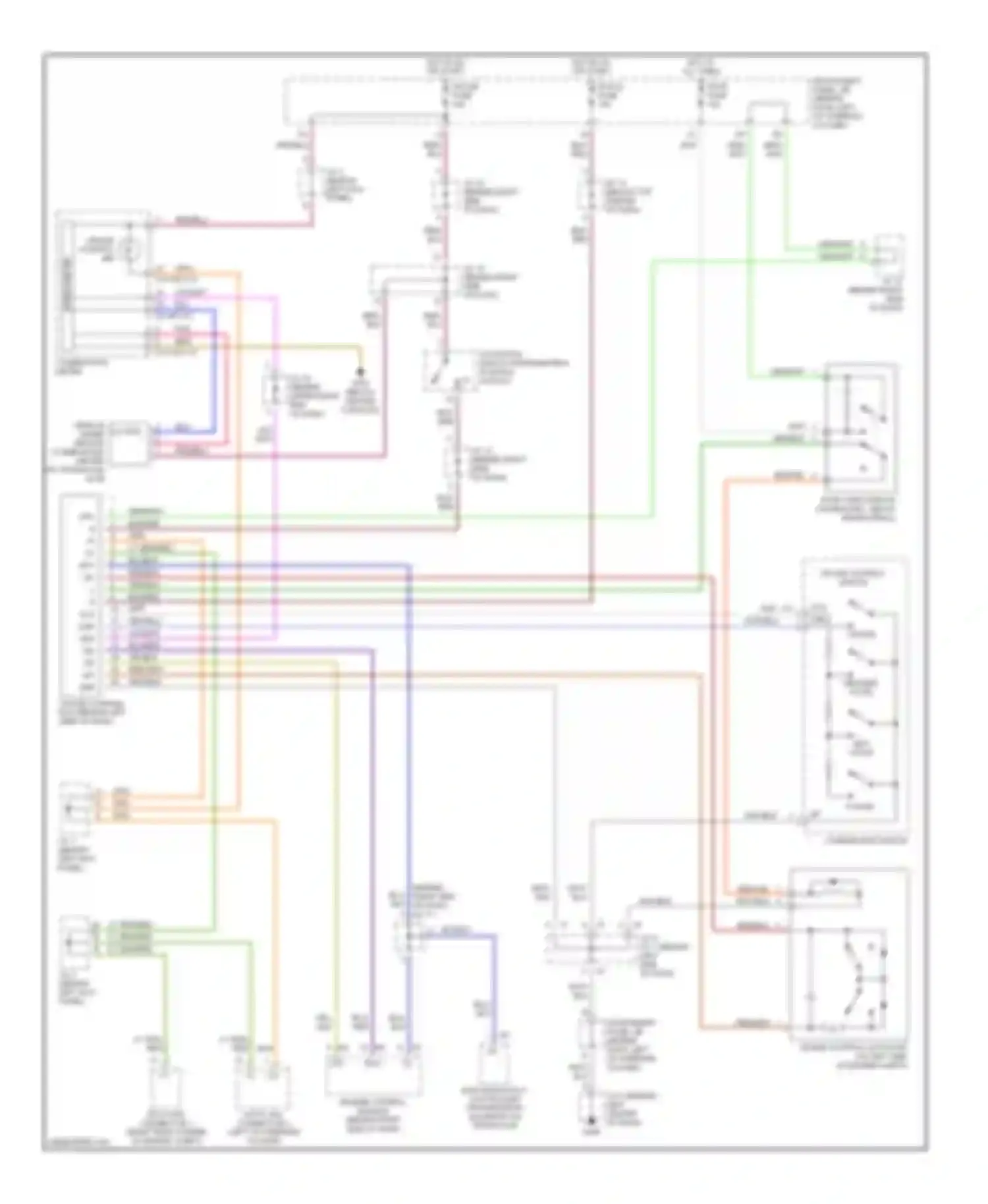 Camry Toyota XV20 (1994-2002): 2.2l cng, cruise control circuit