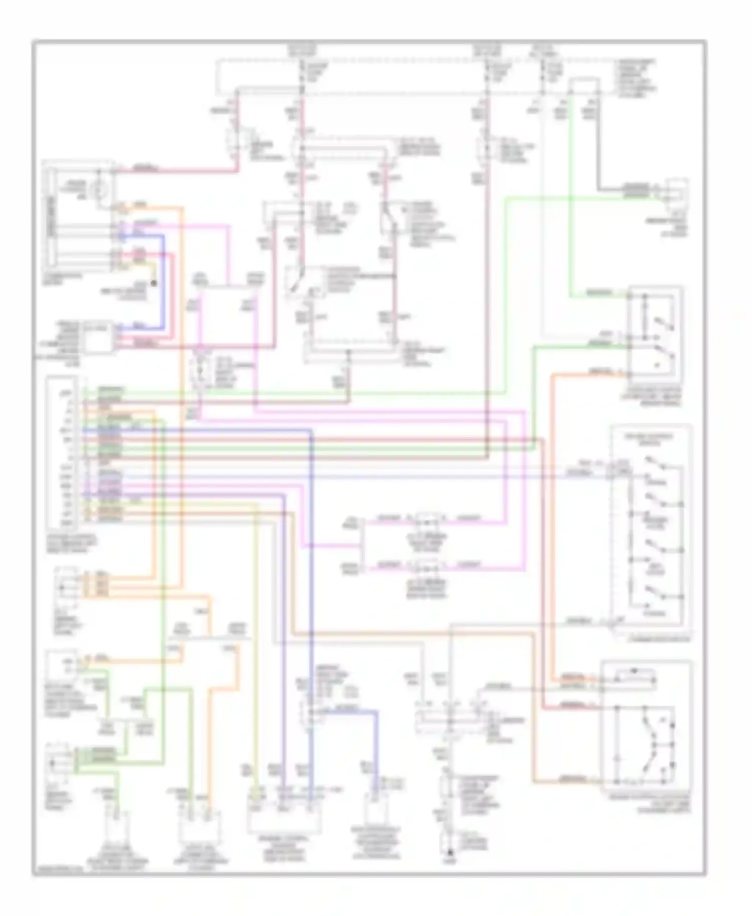 Camry Toyota XV20 (1994-2002): 3.0l, cruise control circuit