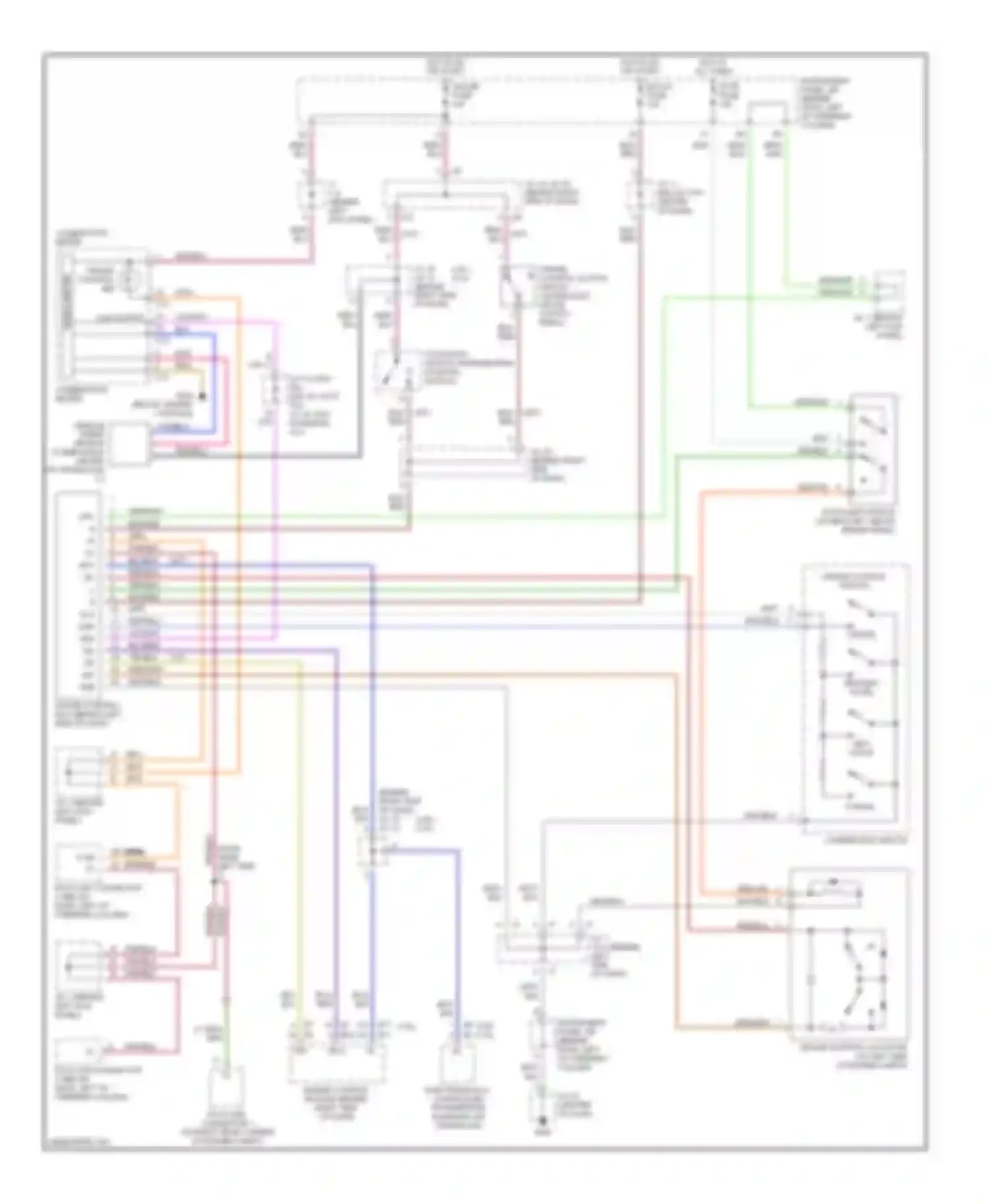 Camry Toyota XV20 (1994-2002): Cruise control circuit