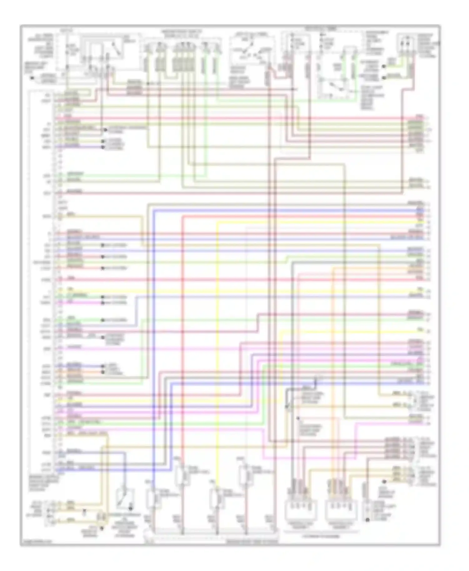 Camry Toyota XV20 (1994-2002): Wiring diagram engine performance 2.2ls, with immobilizer (1 of 3)