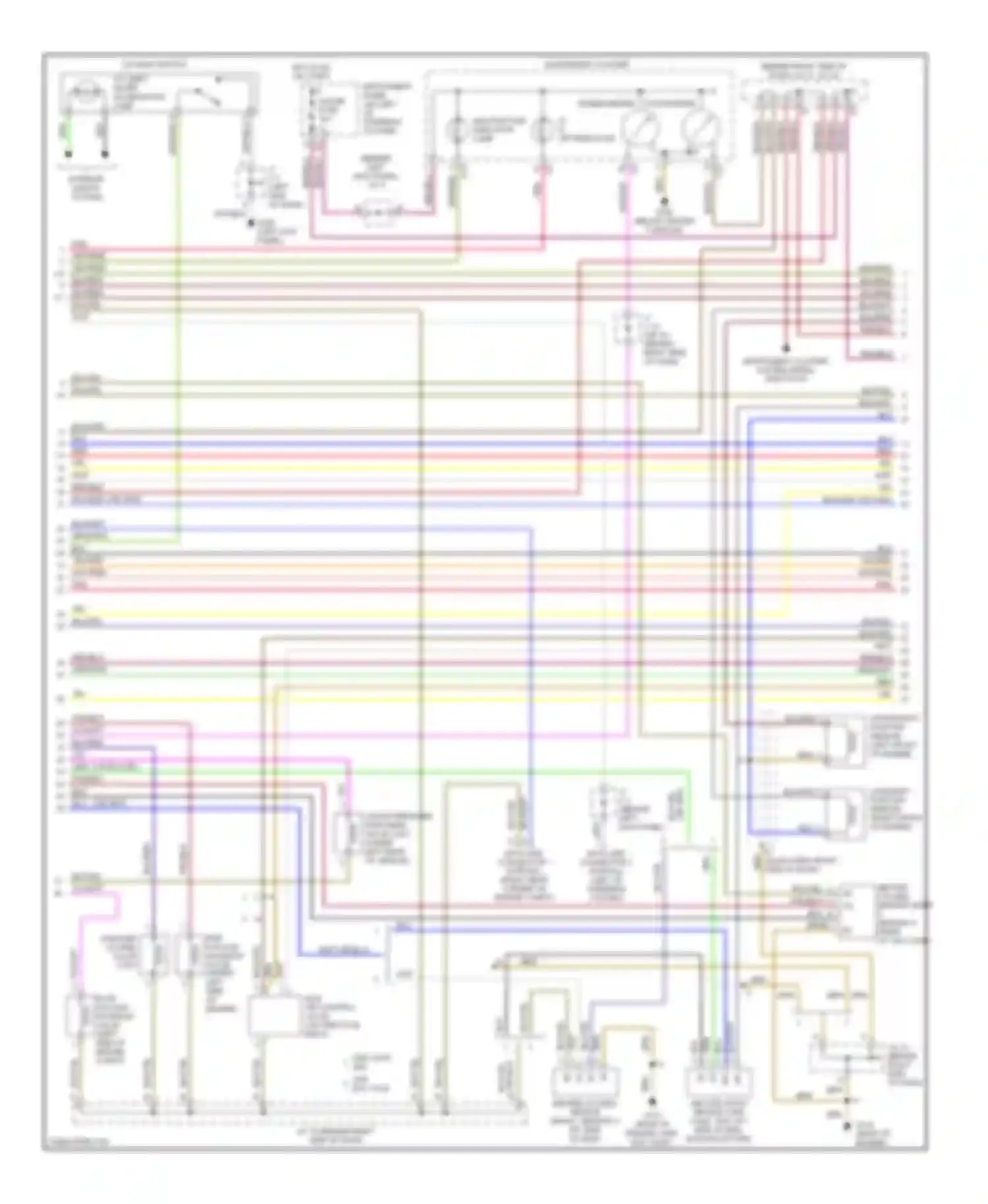 Camry Toyota XV20 (1994-2002): Wiring diagram engine performance 2.2ls, with immobilizer (2 of 3)