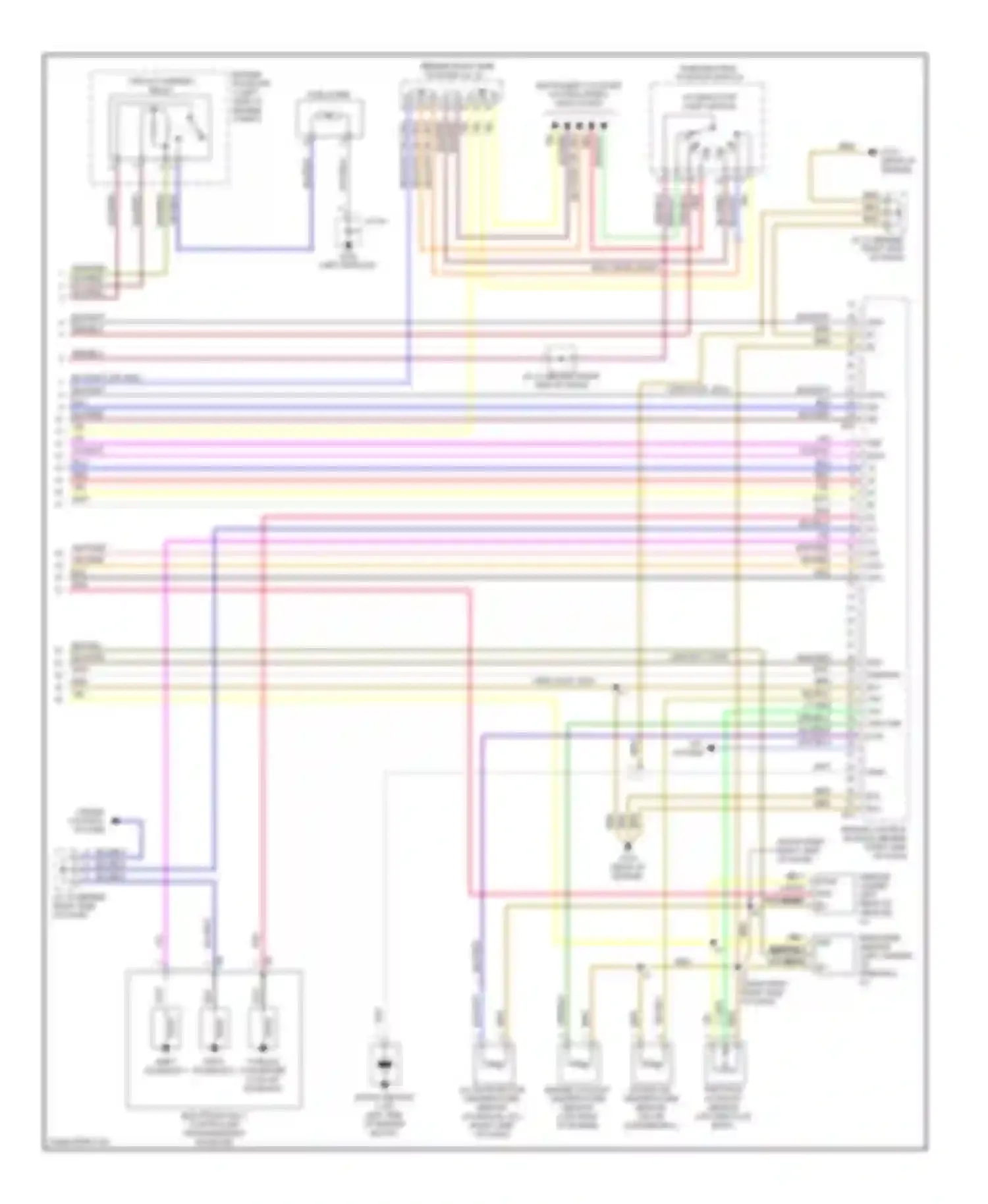 Camry Toyota XV20 (1994-2002): Wiring diagram engine performance 2.2ls, without immobilizer (3 of 3)