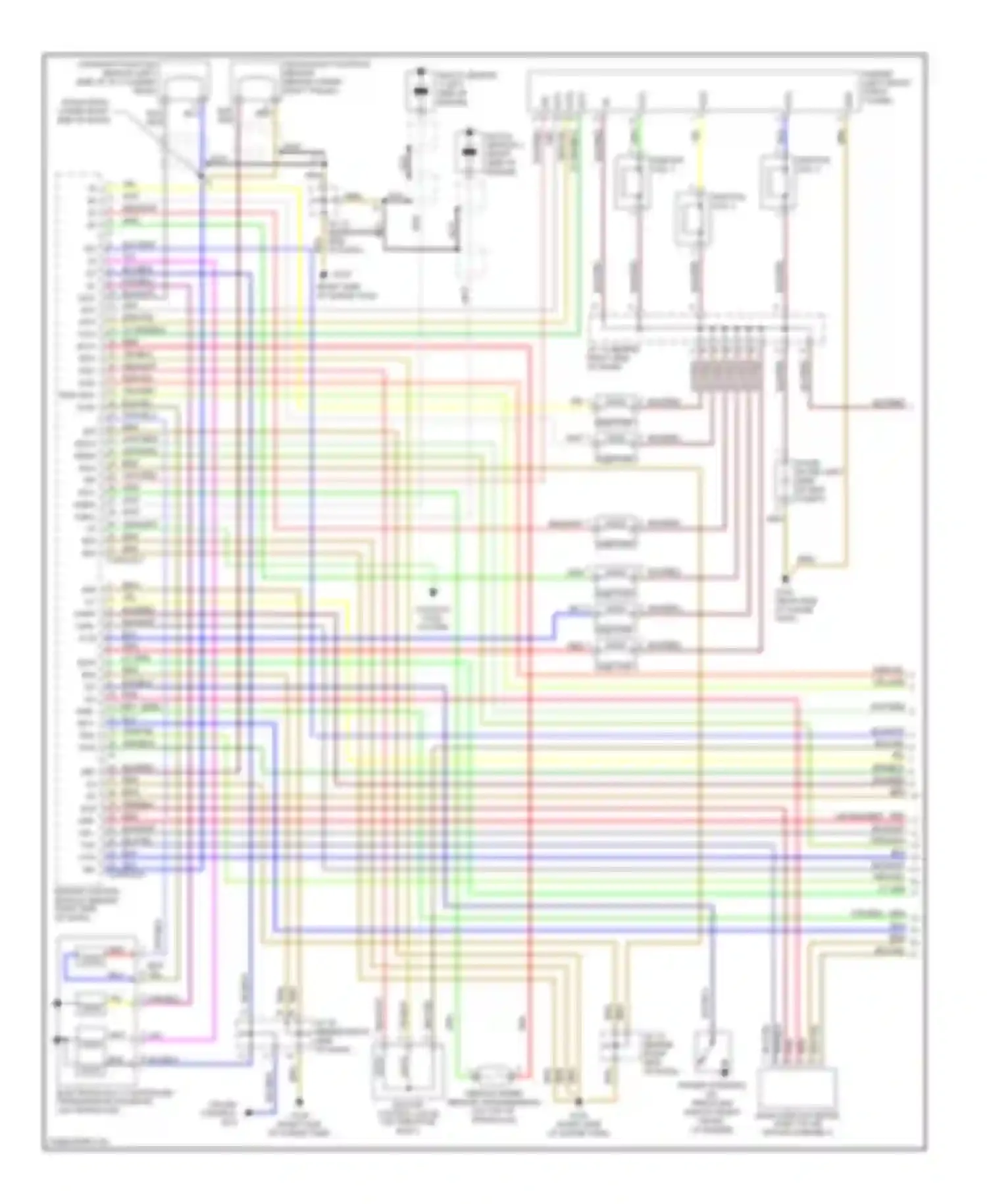 Camry Toyota XV20 (1994-2002): Wiring diagram engine performance 3.0ls, california (1 of 4)