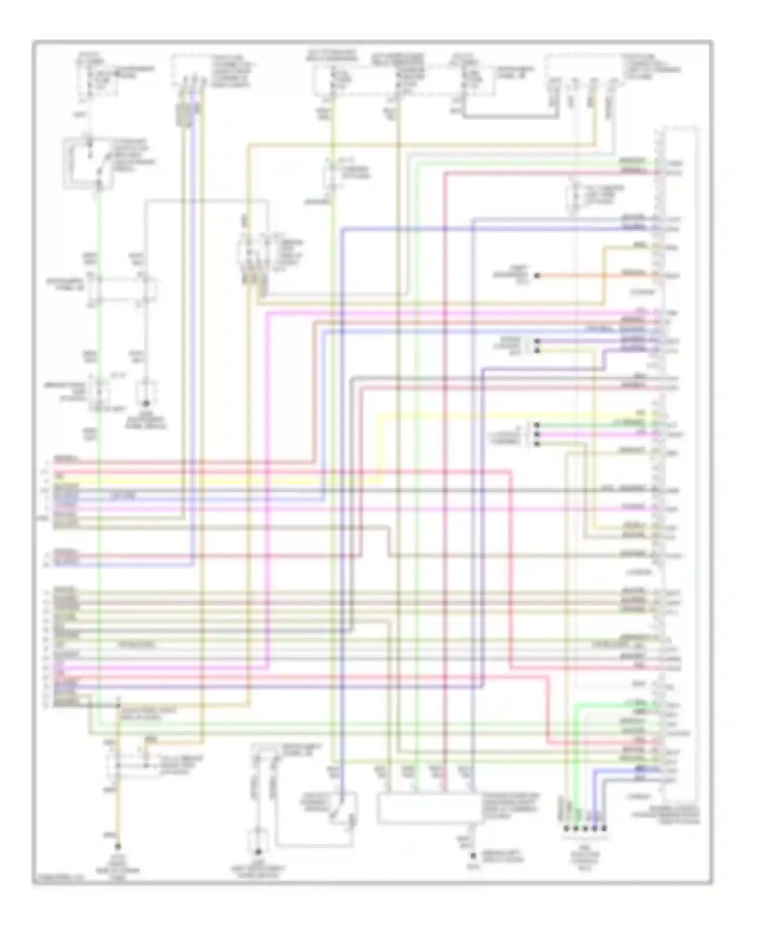 Camry Toyota XV20 (1994-2002): Wiring diagram engine performance 3.0ls, california (4 of 4)