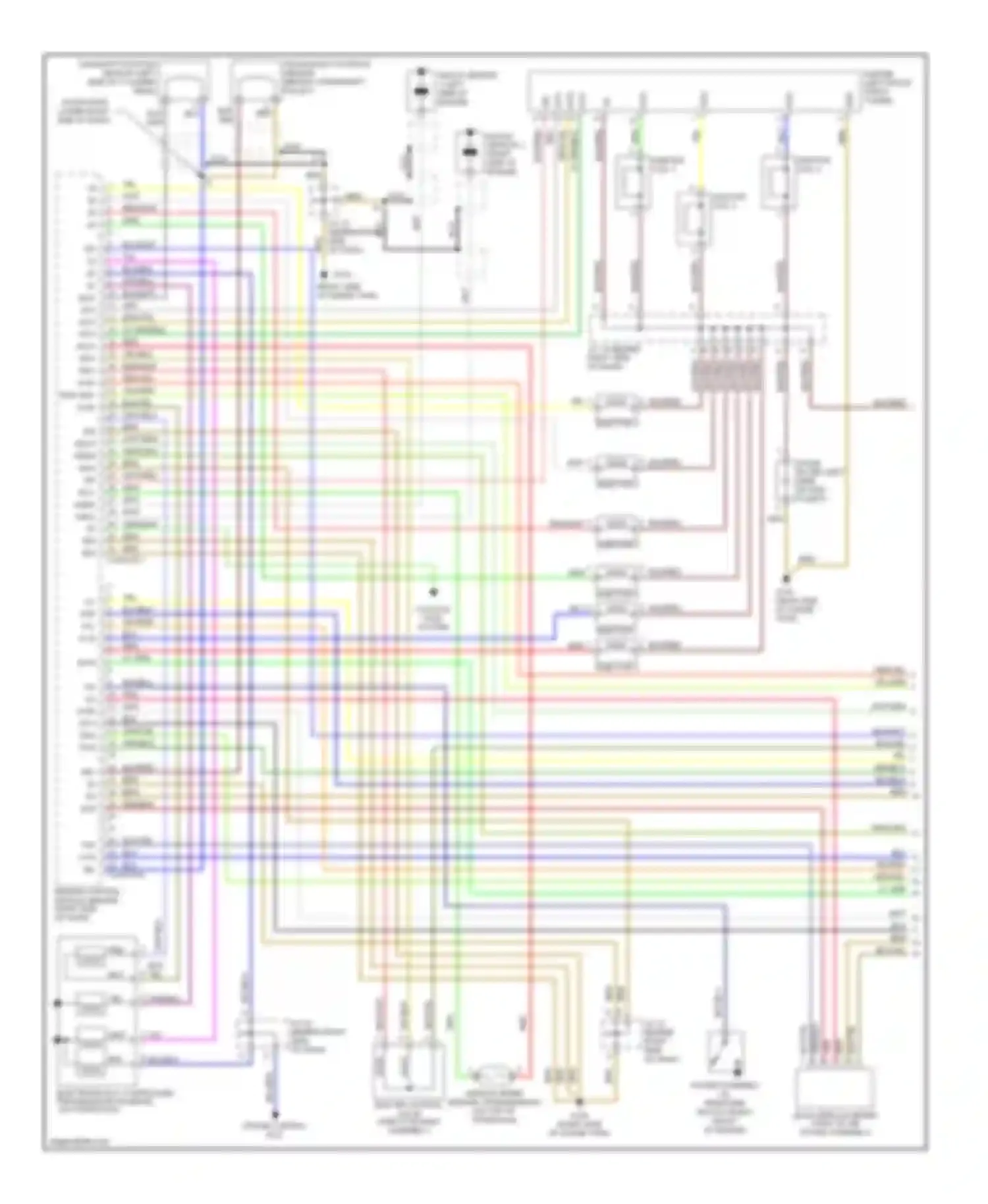 Camry Toyota XV20 (1994-2002): Wiring diagram engine performance 3.0ls, except california (1 of 4)