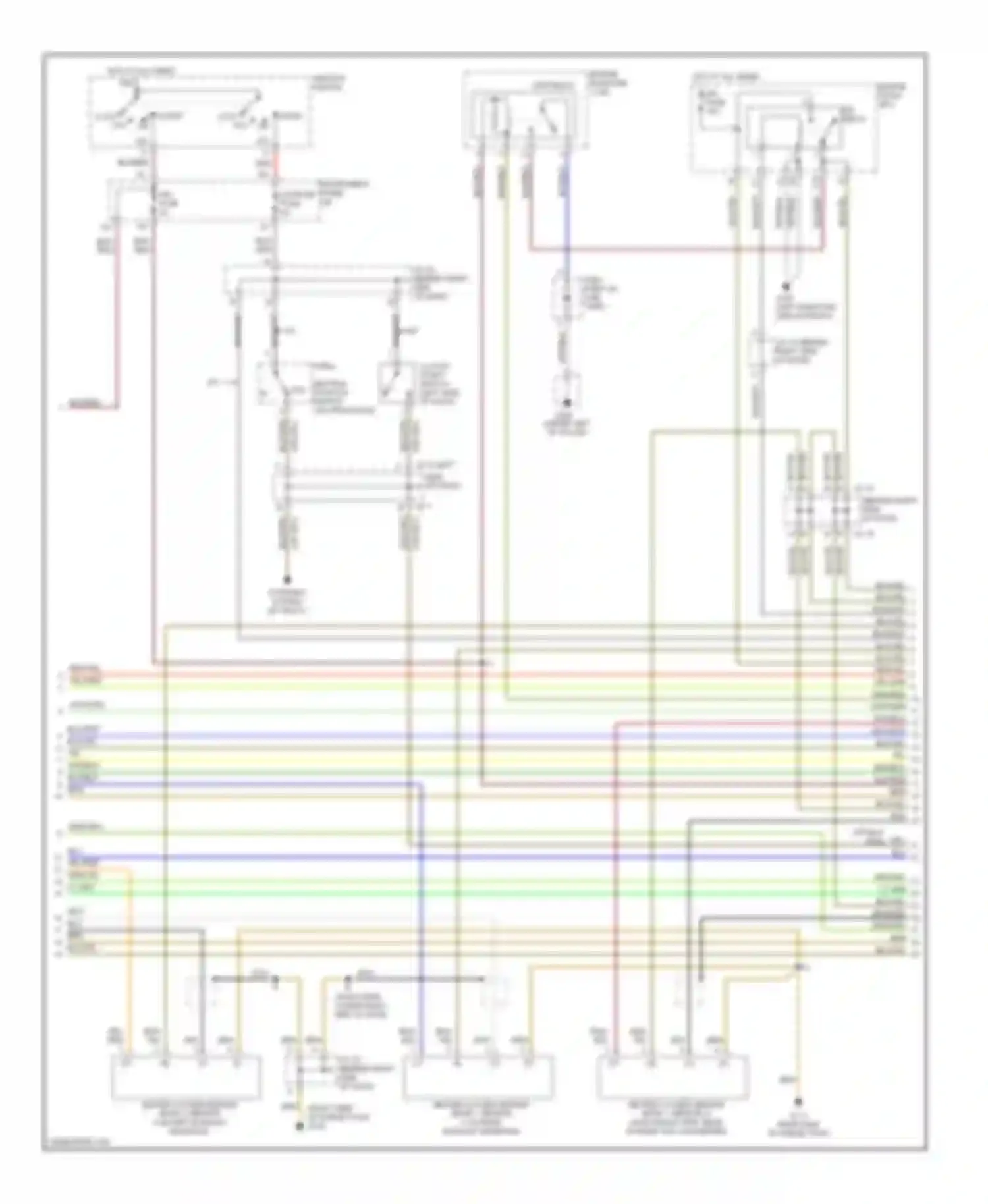 Camry Toyota XV20 (1994-2002): Wiring diagram engine performance 3.0ls, except california (2 of 4)