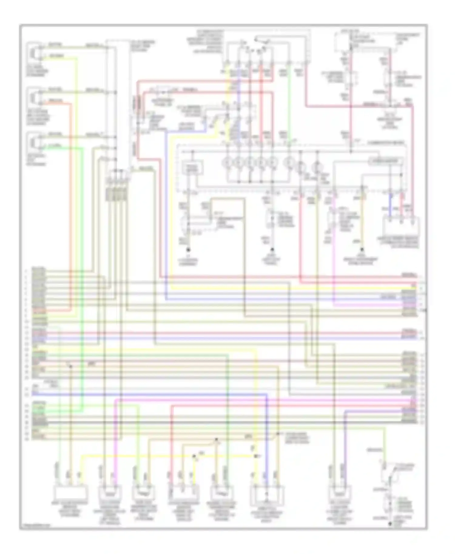 Camry Toyota XV20 (1994-2002): Wiring diagram engine performance 3.0ls, except california (3 of 4)