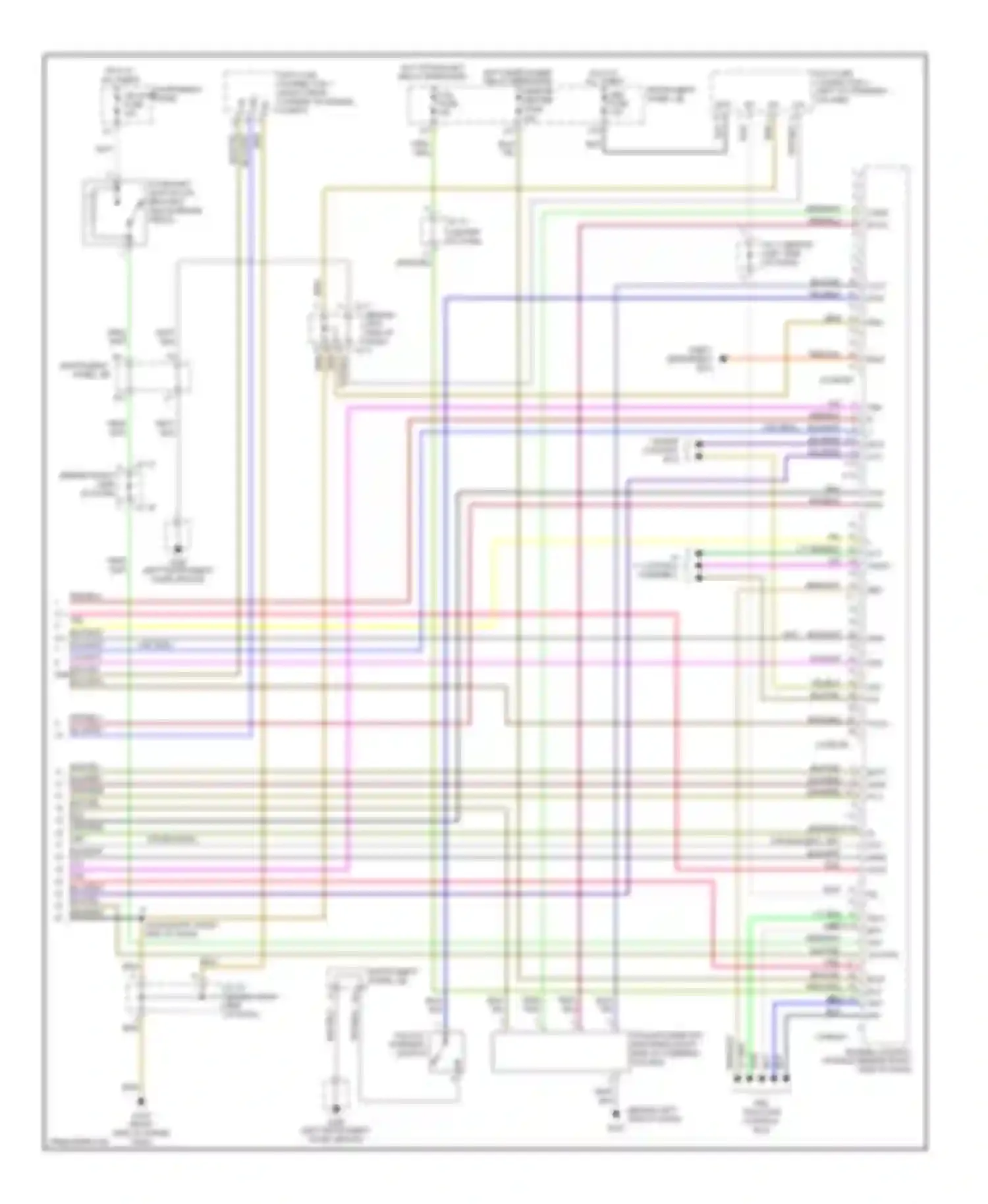 Camry Toyota XV20 (1994-2002): Wiring diagram engine performance 3.0ls, except california (4 of 4)