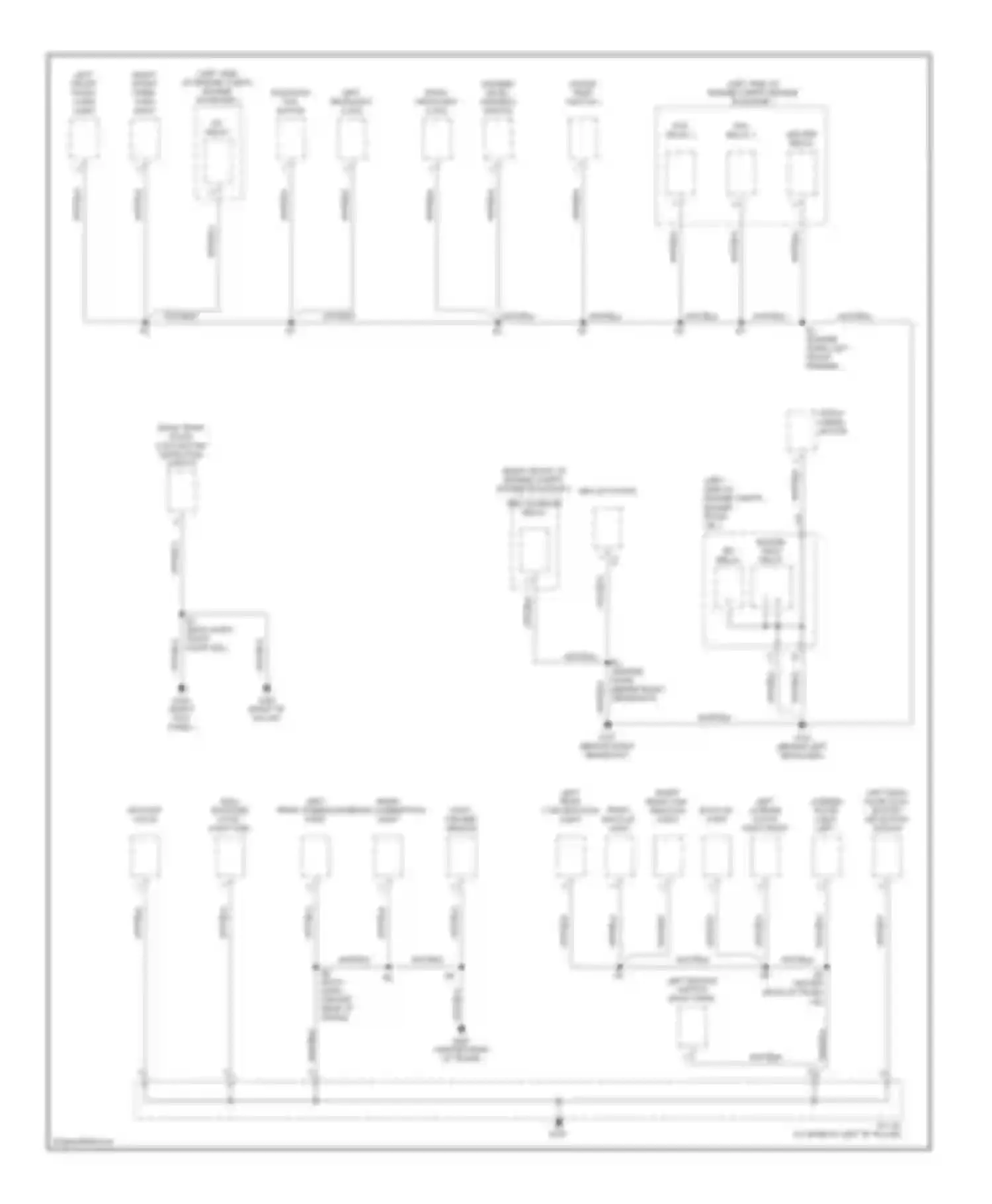 Camry Toyota XV20 (1994-2002): 2.2l cng, ground distribution circuit (1 of 3)