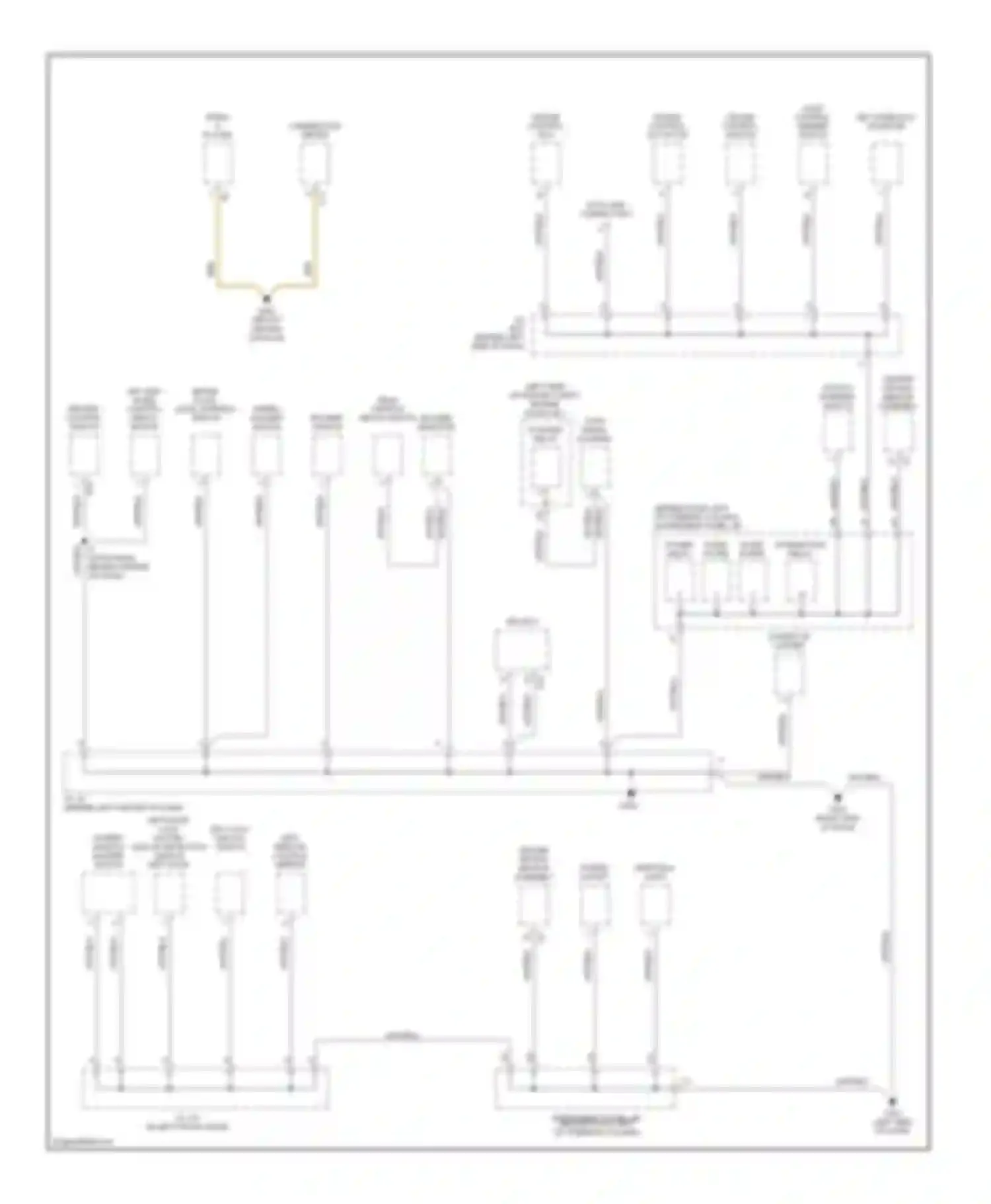 Camry Toyota XV20 (1994-2002): 2.2l cng, ground distribution circuit (2 of 3)