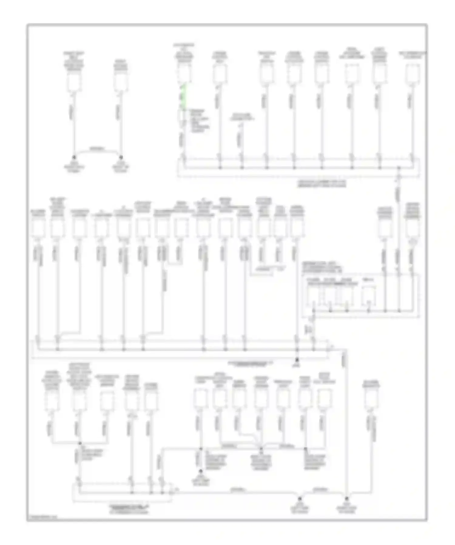 Camry Toyota XV20 (1994-2002): Ground distribution circuit (2 of 3)