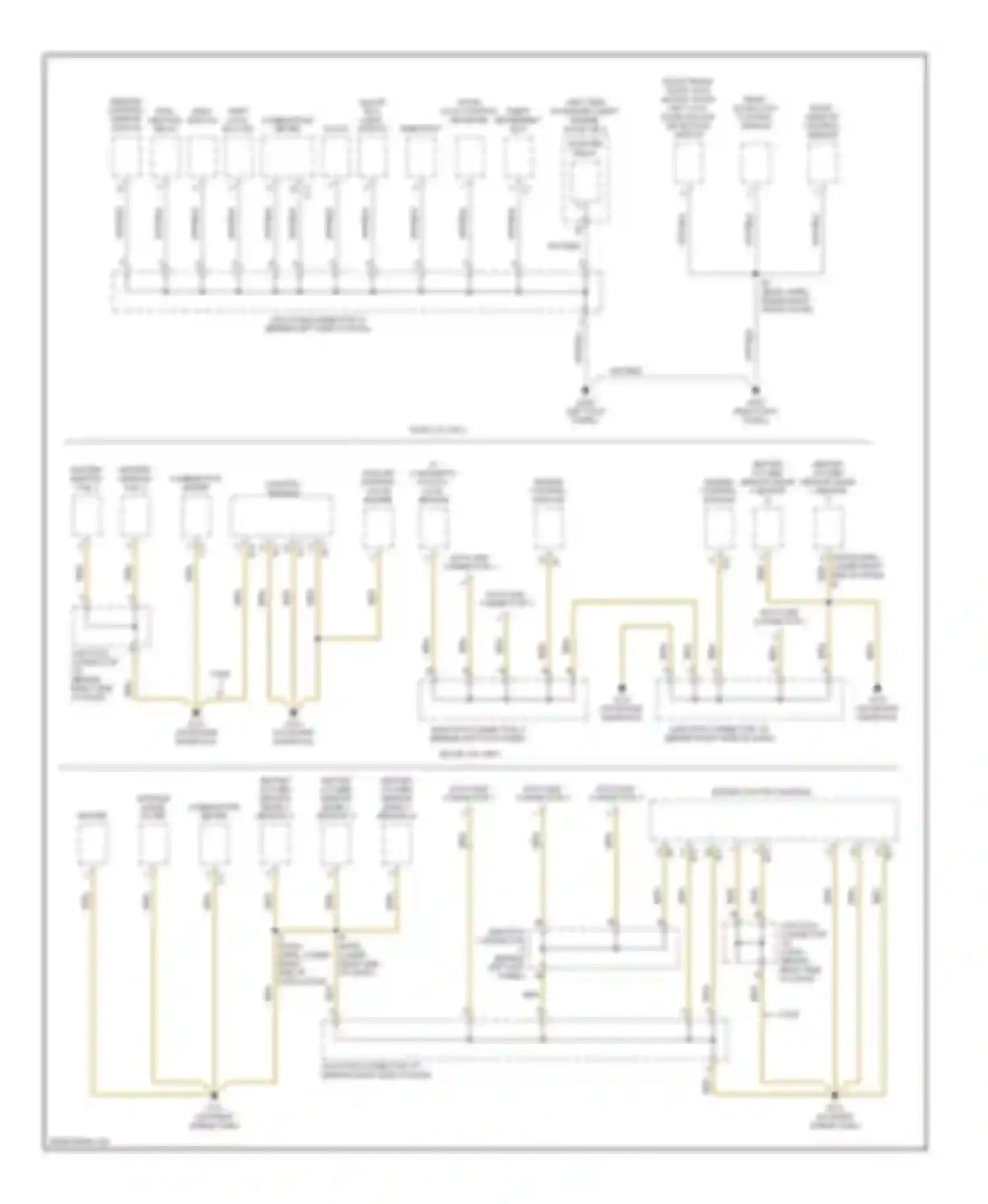 Camry Toyota XV20 (1994-2002): Ground distribution circuit (3 of 3)