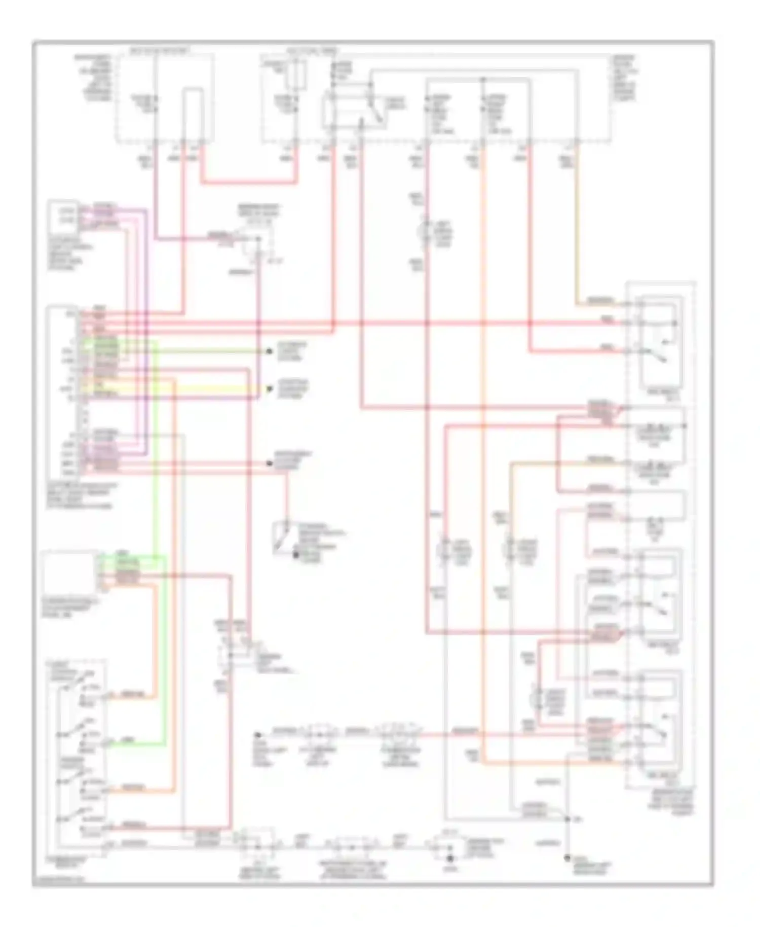 Camry Toyota XV20 (1994-2002): 3.0l, headlight circuit, with drl