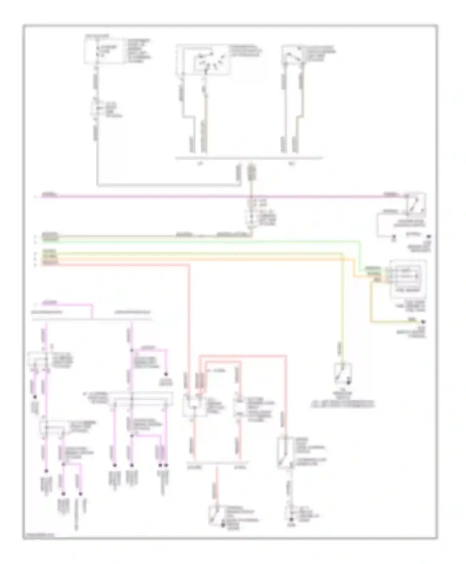 Camry Toyota XV20 (1994-2002): 2.2l, instrument cluster circuit (2 of 2)