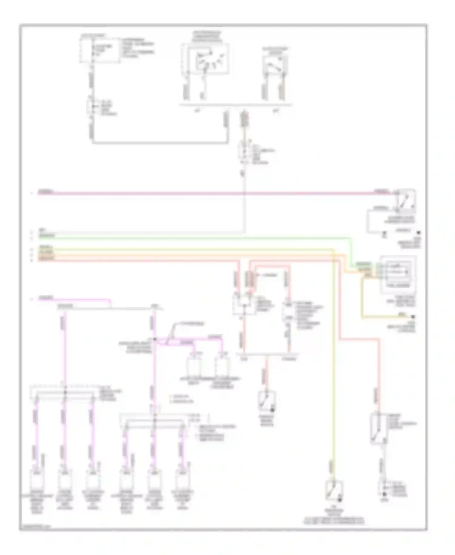 Camry Toyota XV20 (1994-2002): Instrument cluster circuit (2 of 2)